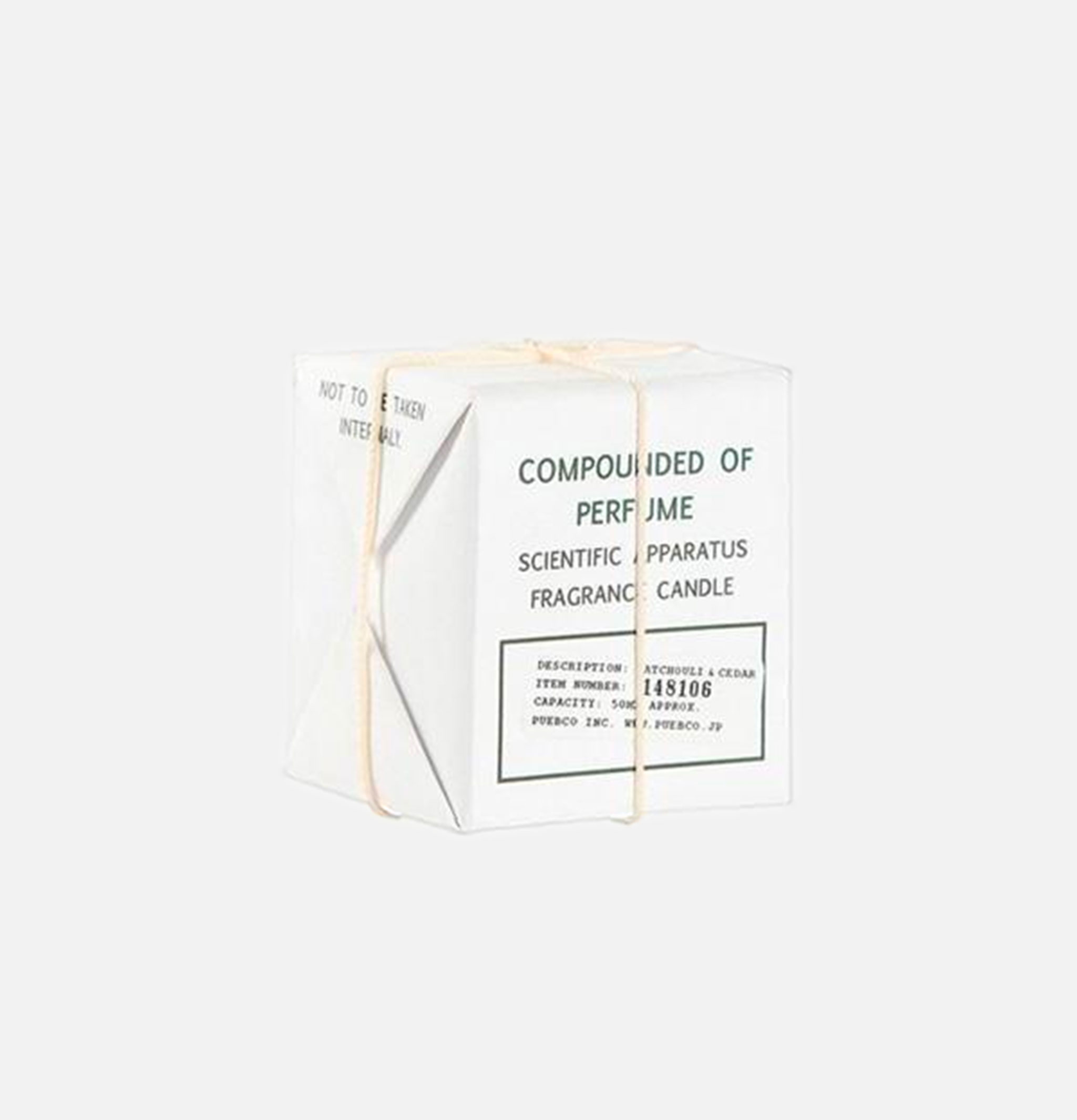 Puebco Scientific Patchouli & Cedar Candle