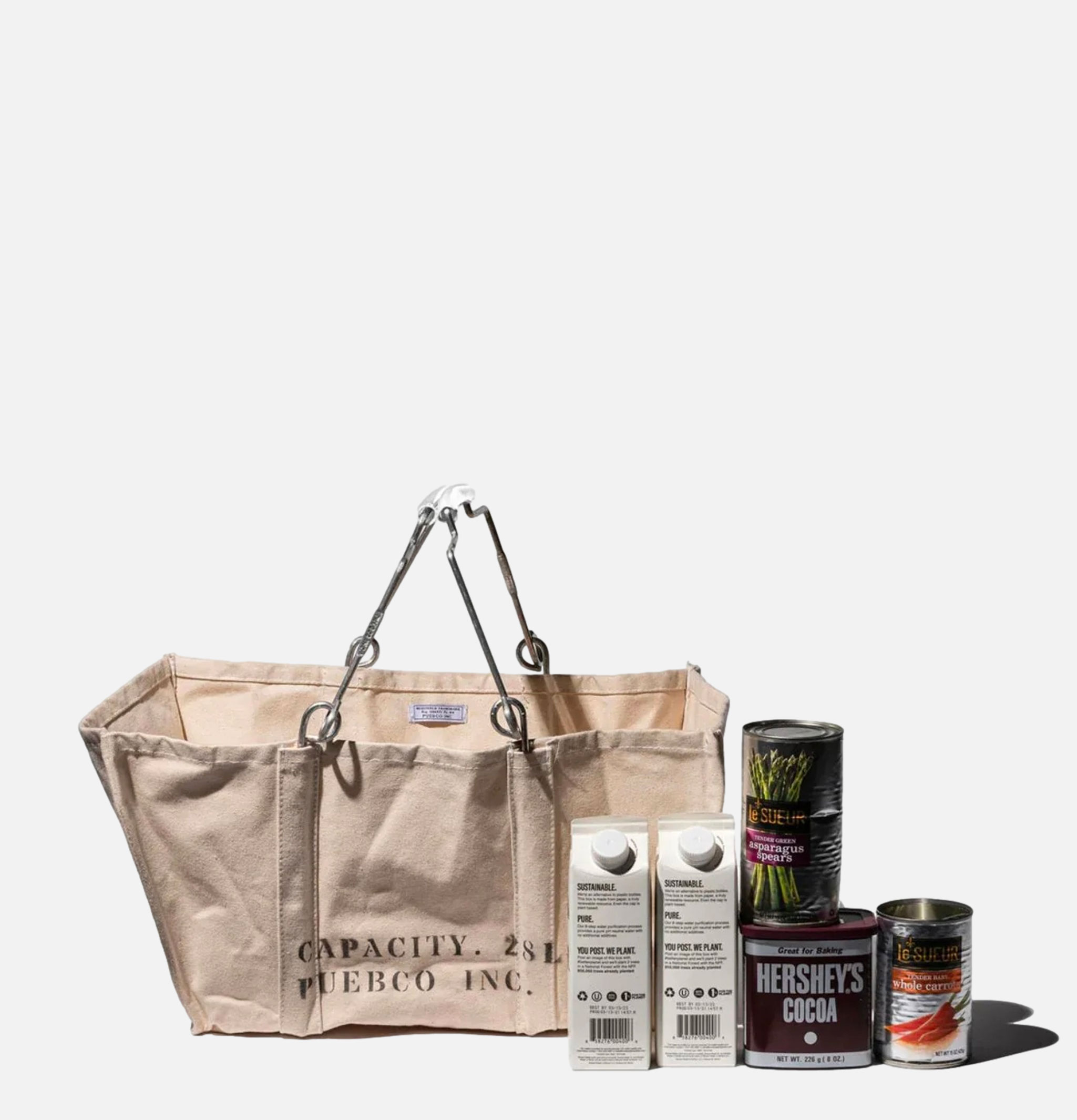 Puebco Canvas Market White Handles