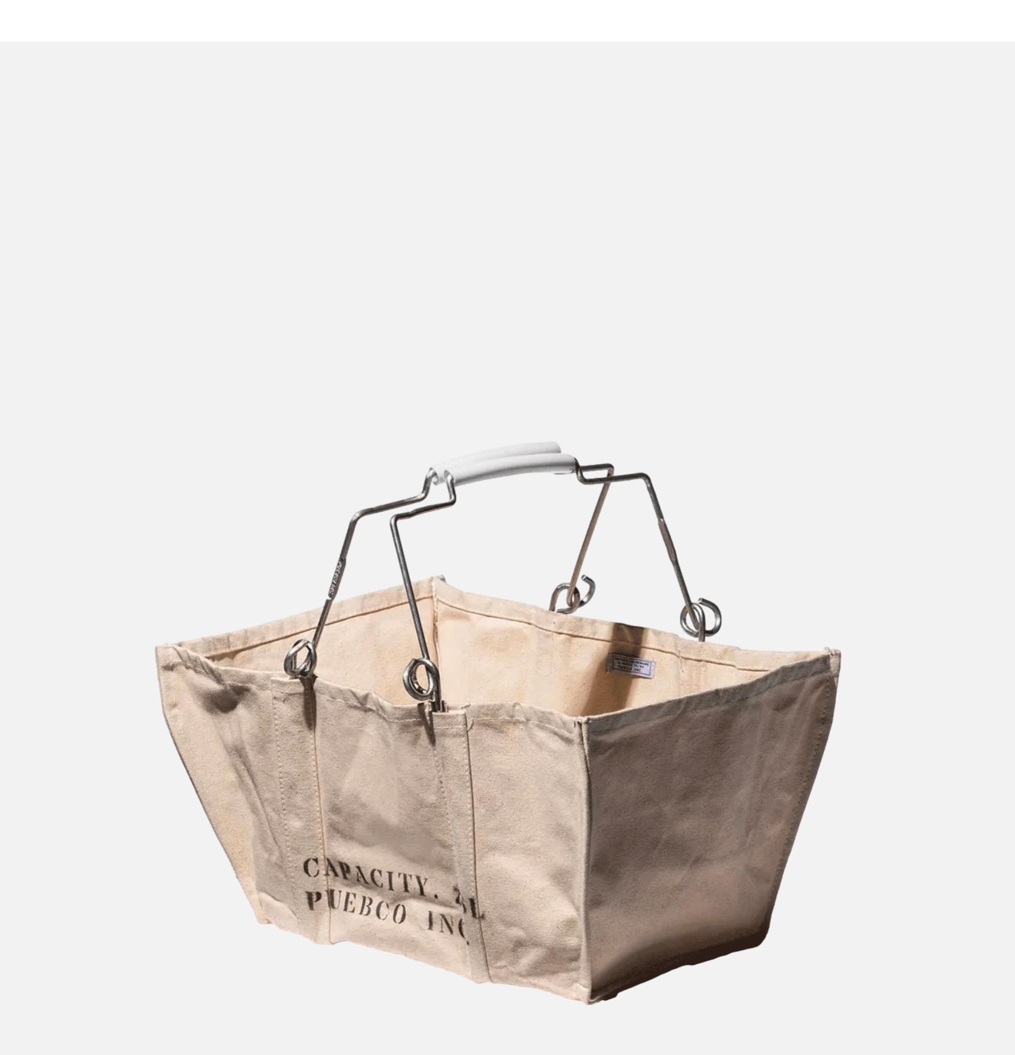Puebco Canvas Market White Handles