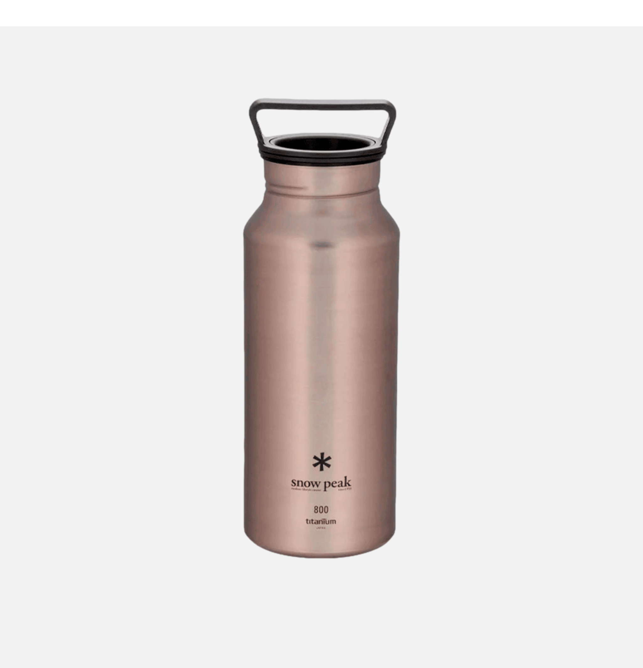 Snow Peak Japan Titanium Aurora Bottle 800ml.