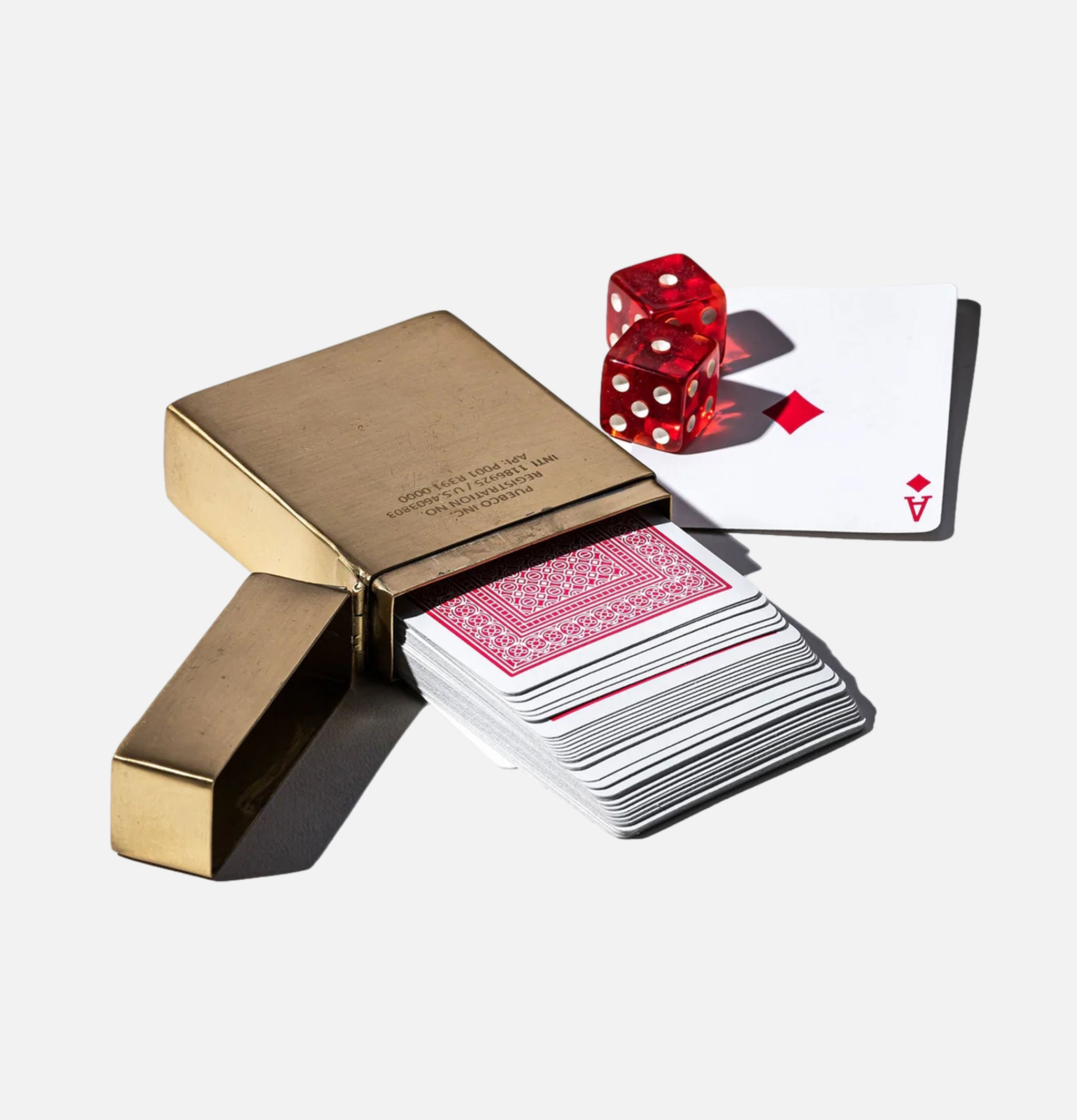 Porte-Cartes en Laiton Puebco