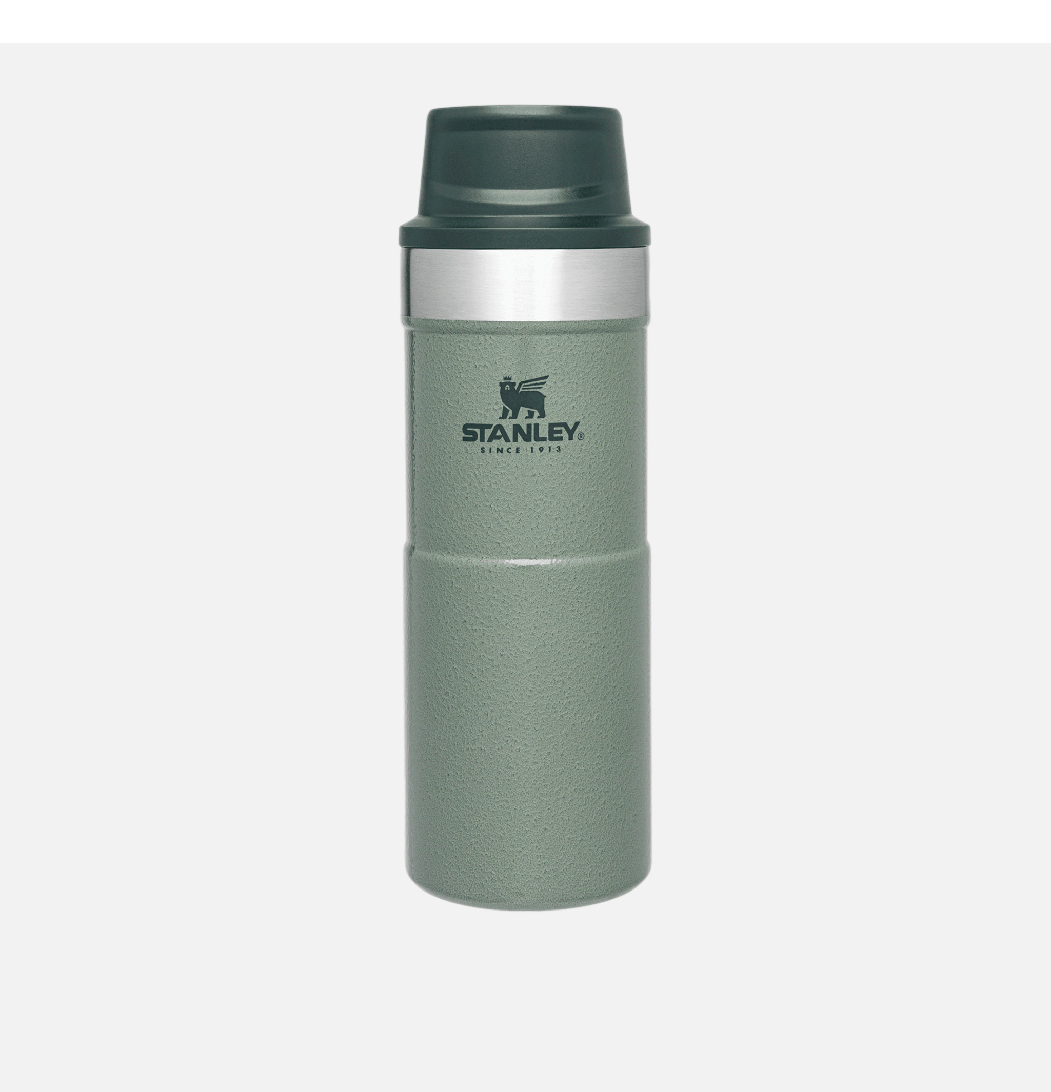 Stanley 1913 USA Classic Legendary Camp Mug 12oz 0.35l Hammertone Green.