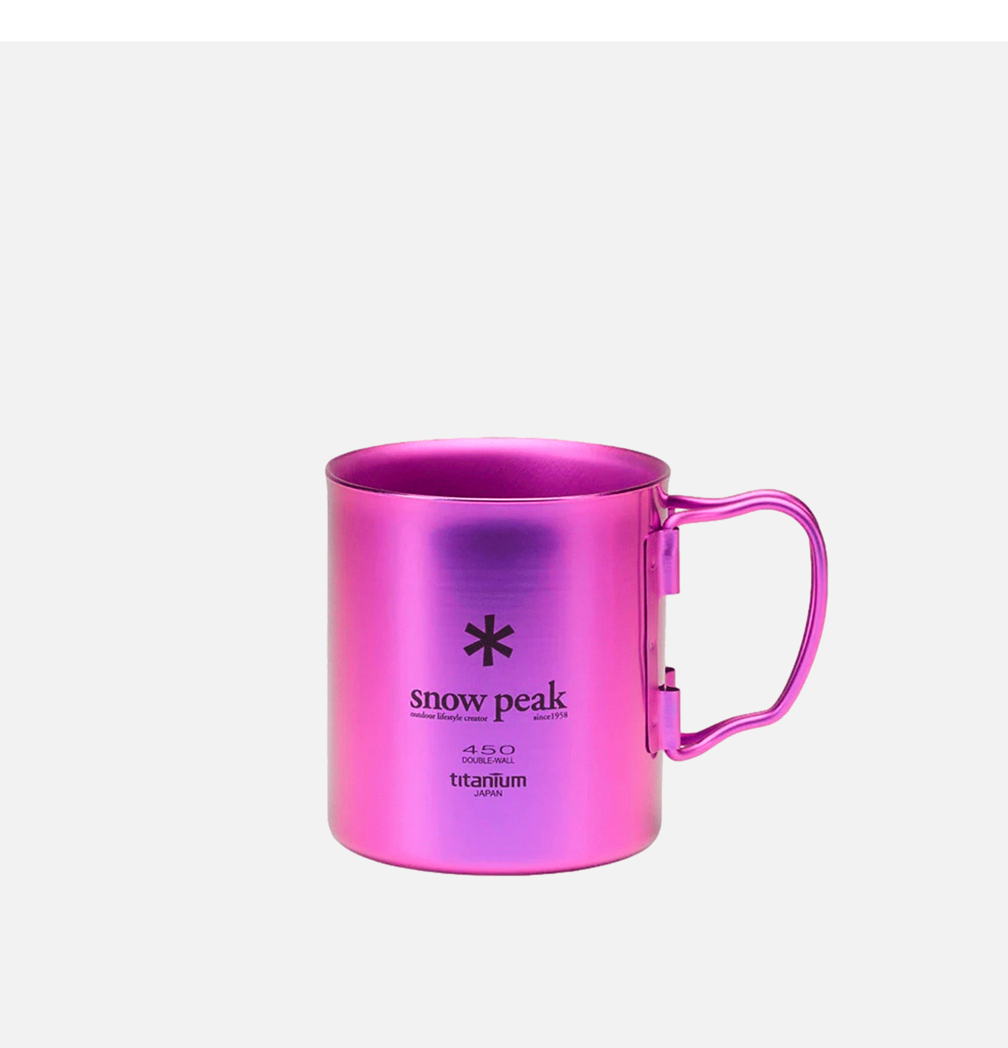 Tasse Snow Peak Titanium Single Cup 450 Purple