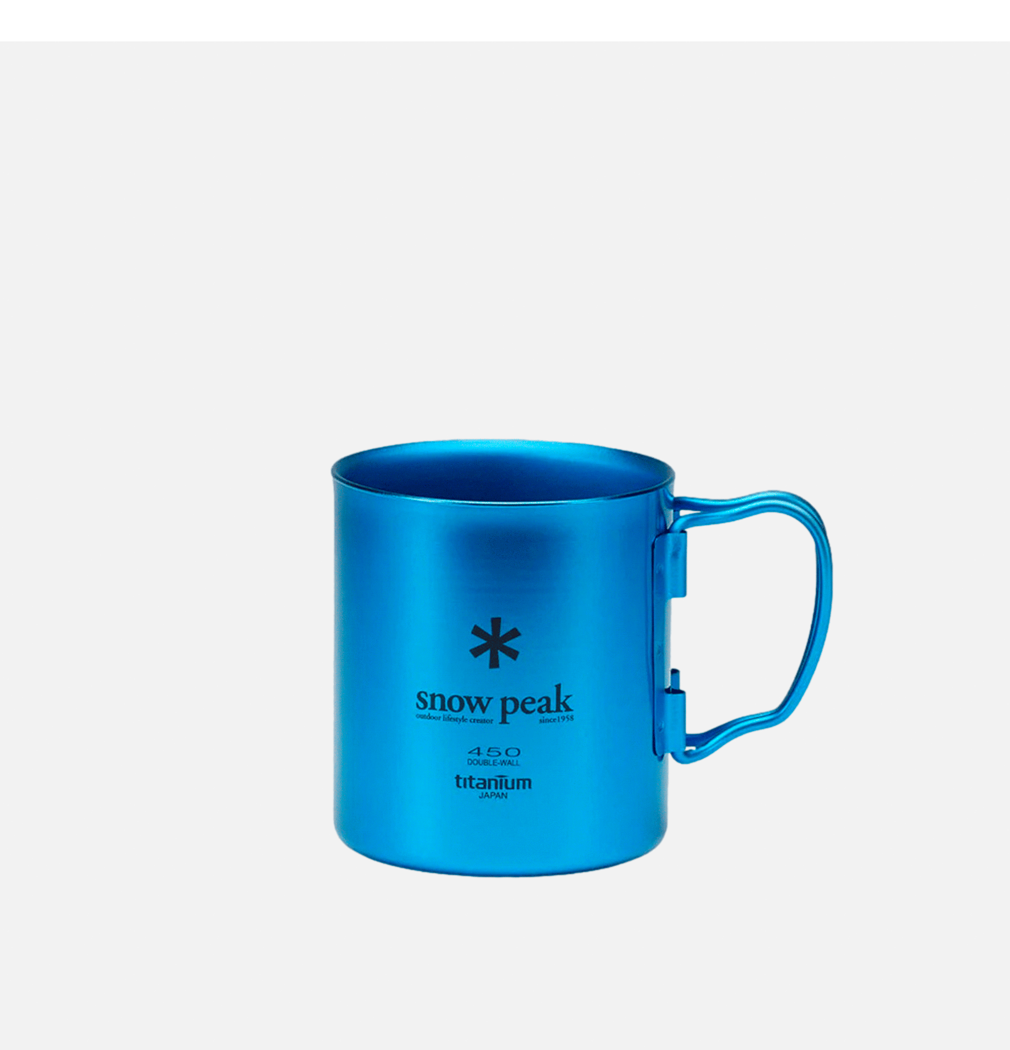 Tasse Snow Peak Titanium Single Cup 450 Blue