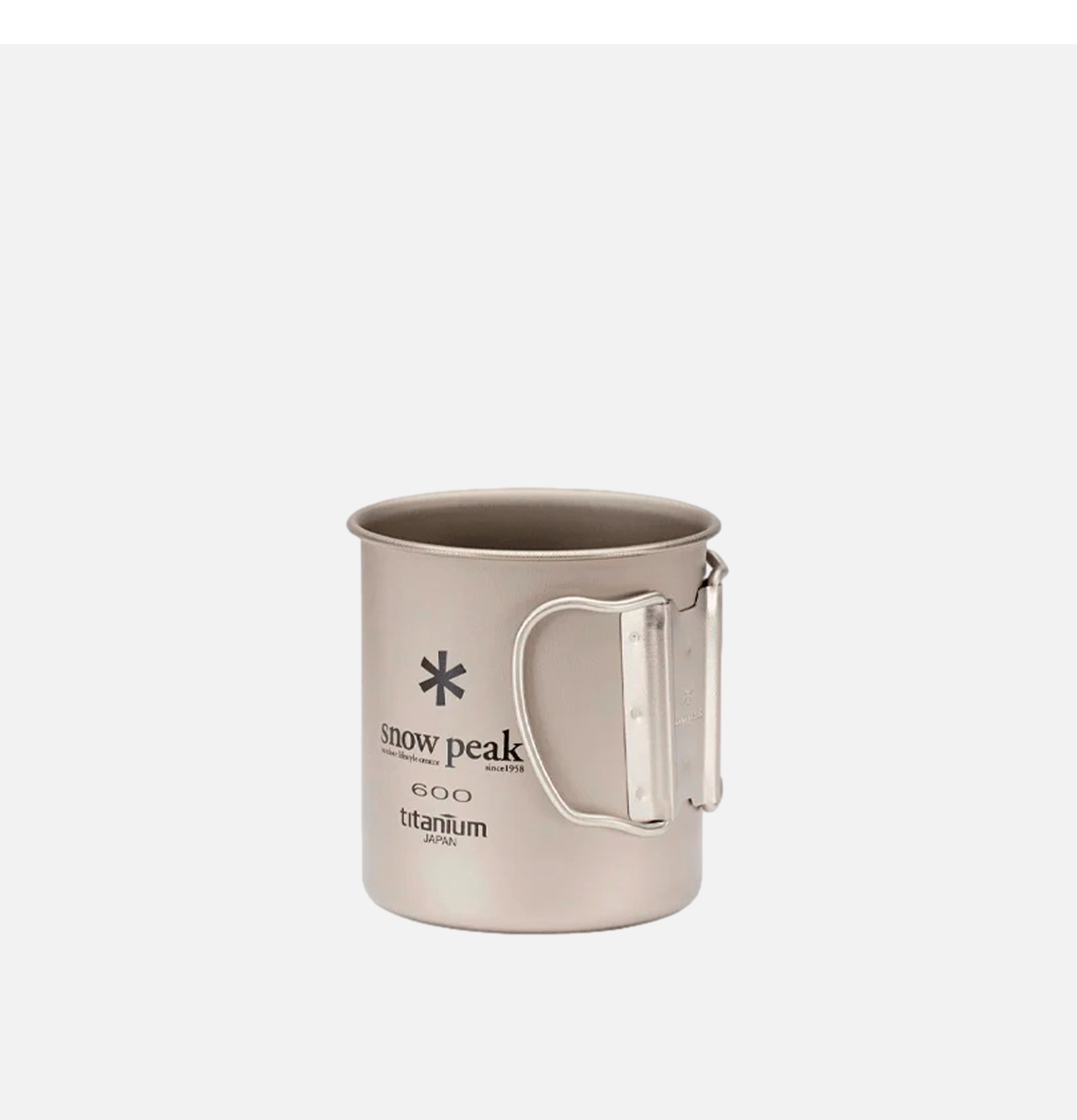 Snow Peak Titanium Single Cup 600 mug