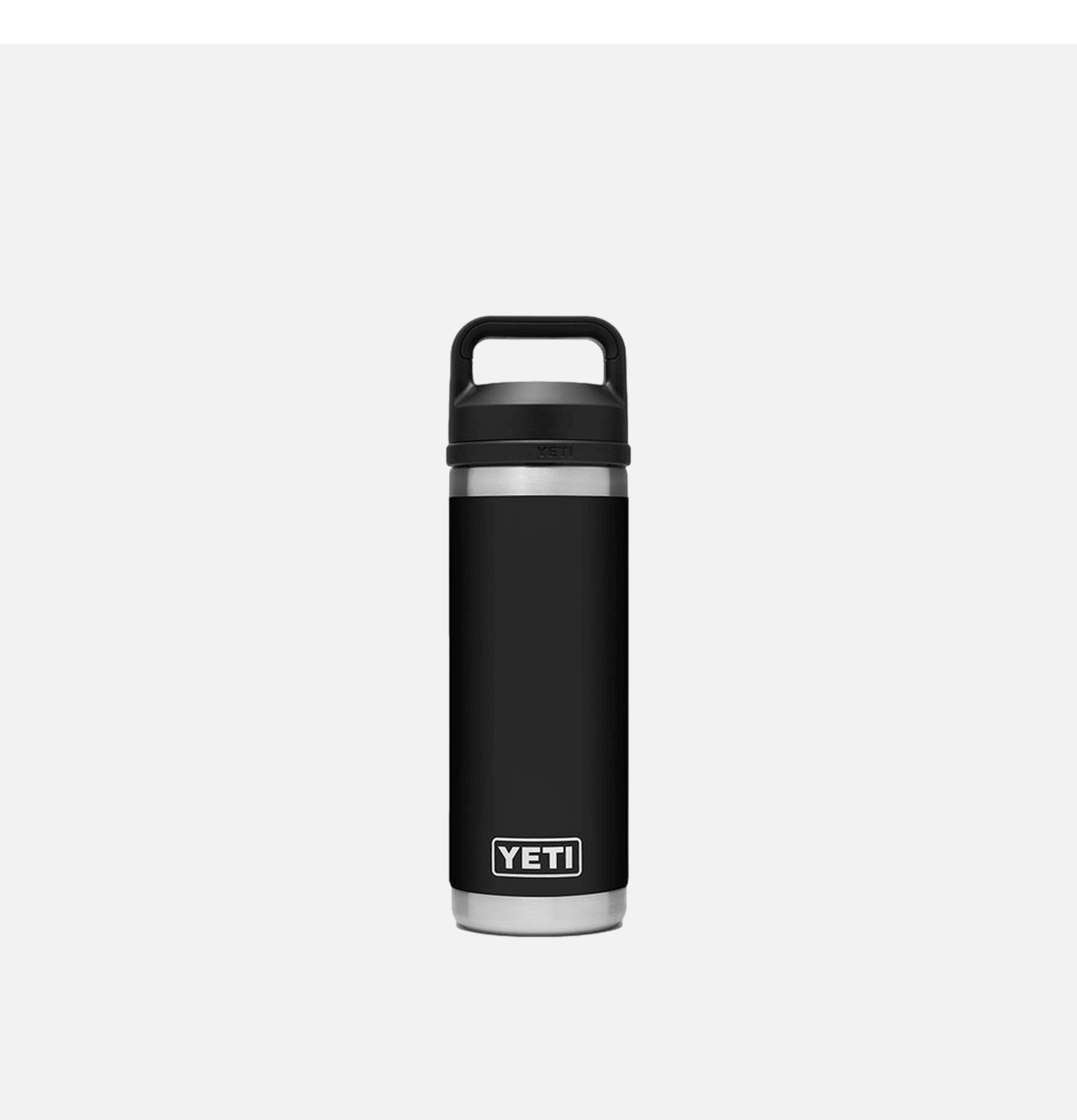 Yeti Rambler Bottle Chug 18oz Black.