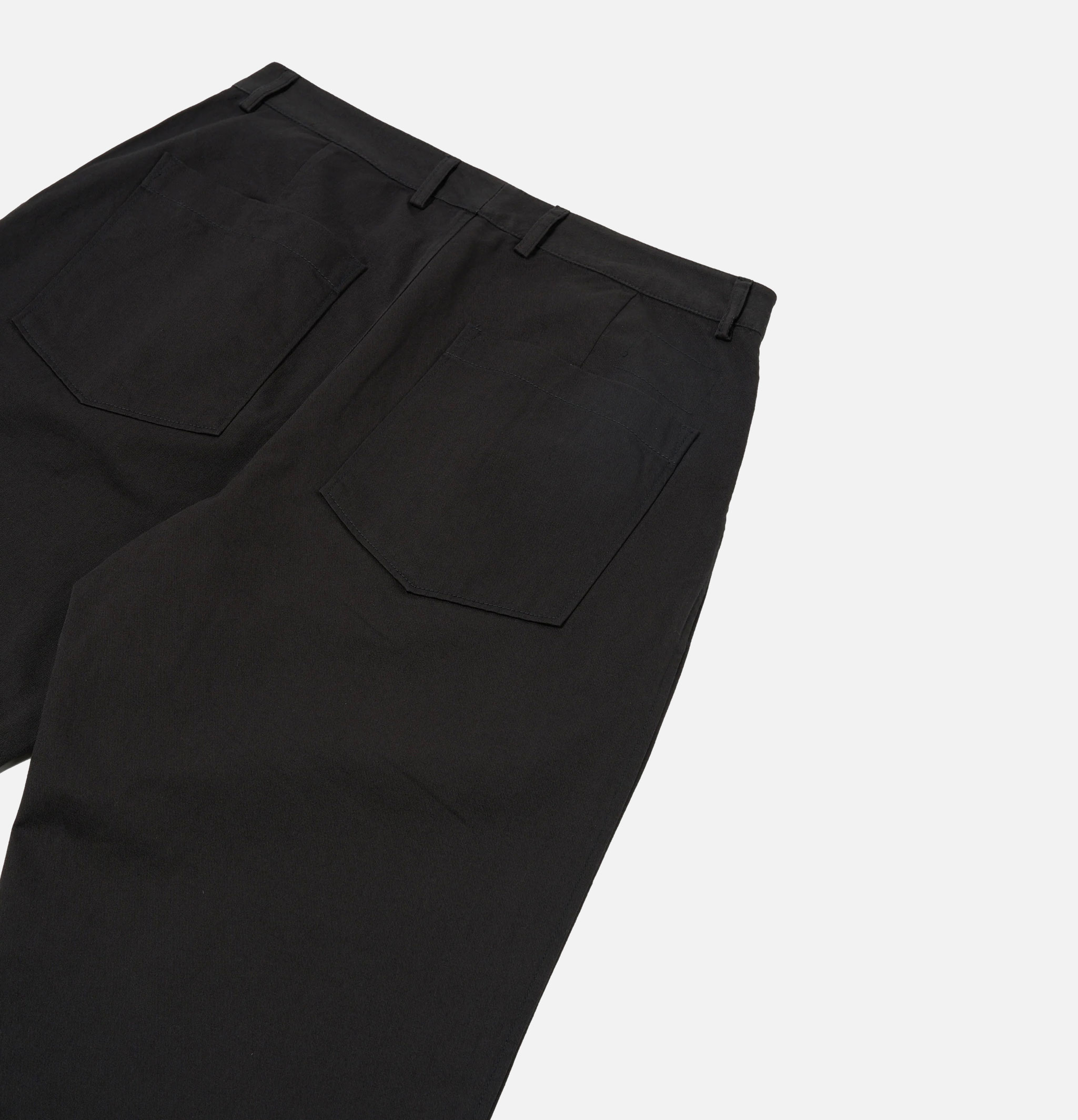 Universal Works Pantalon Duke en Sergé Noir
