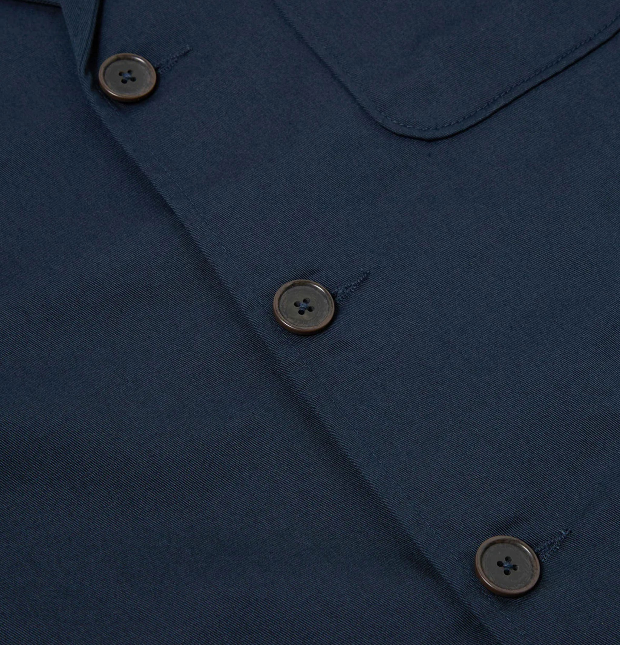 Universal Works Three-button Twill Jacket Navy
