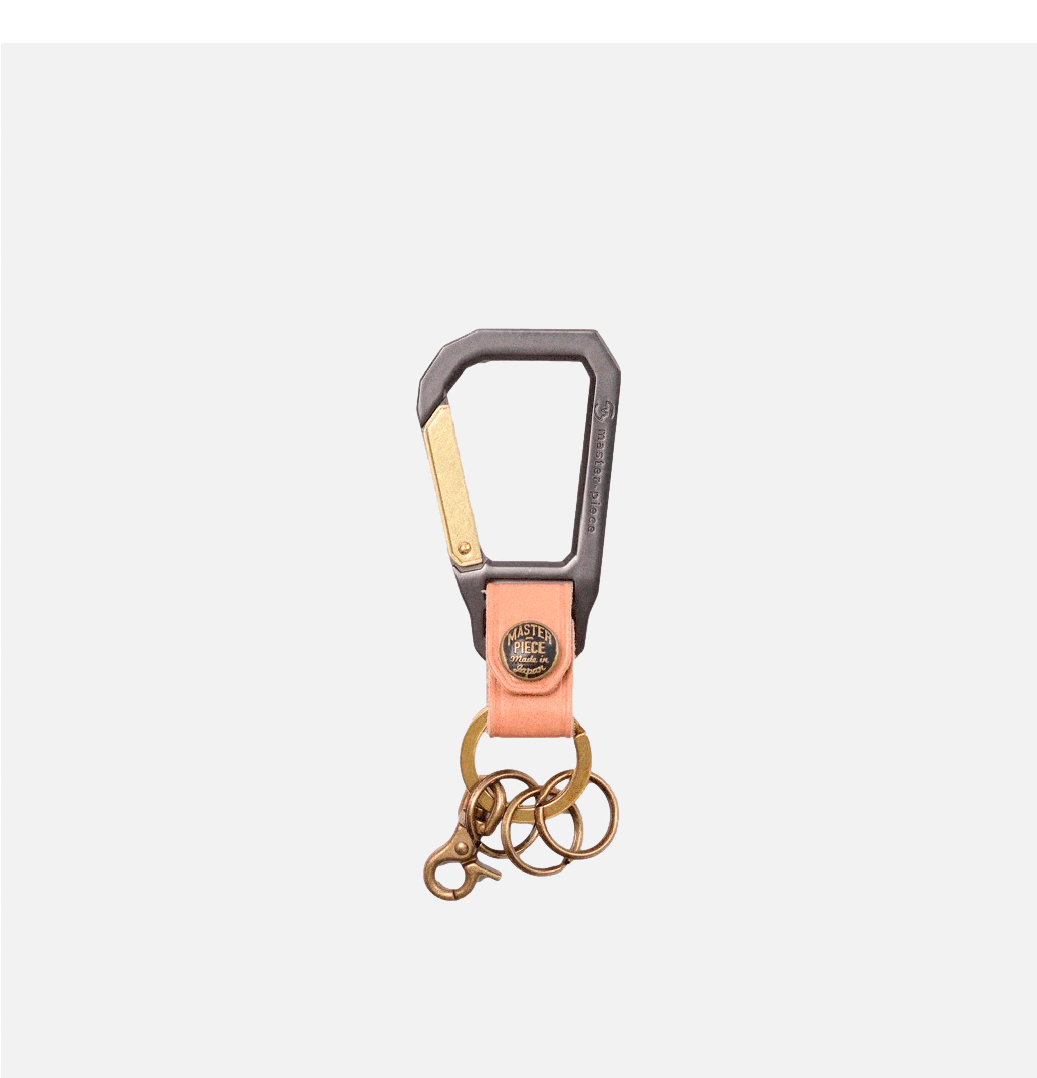 Porte-clé Carabiner Masterpiece Japan Beige.