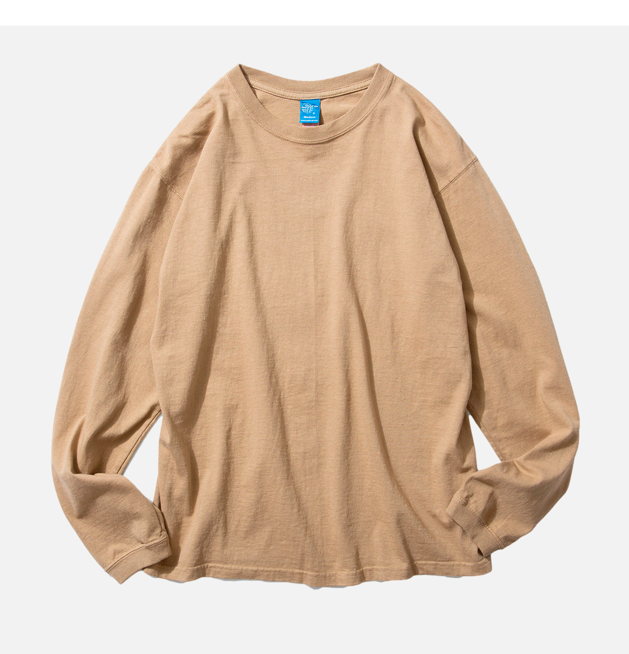 Good On Japan Long Sleeve Crew Tee Coyote