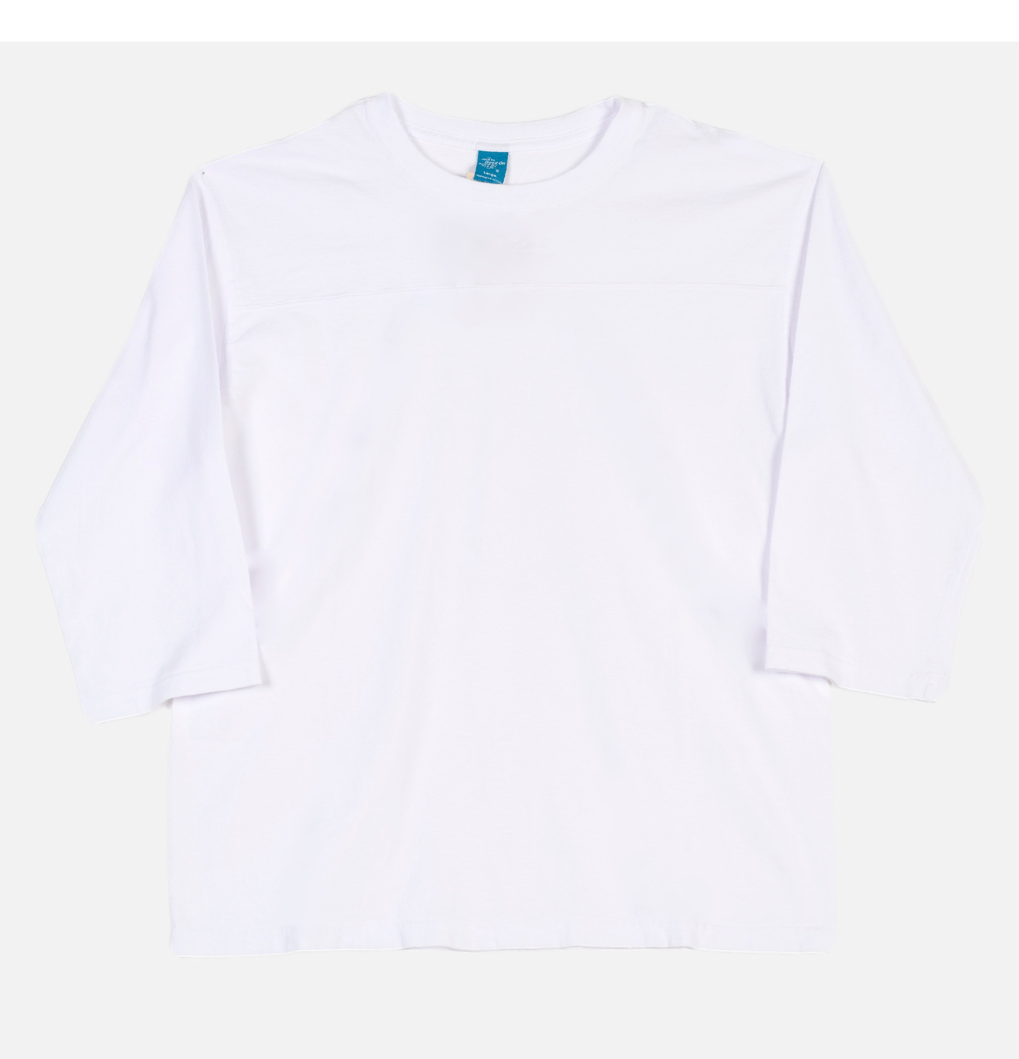 T-shirt Good On Baseball Non Pigmente Blanc