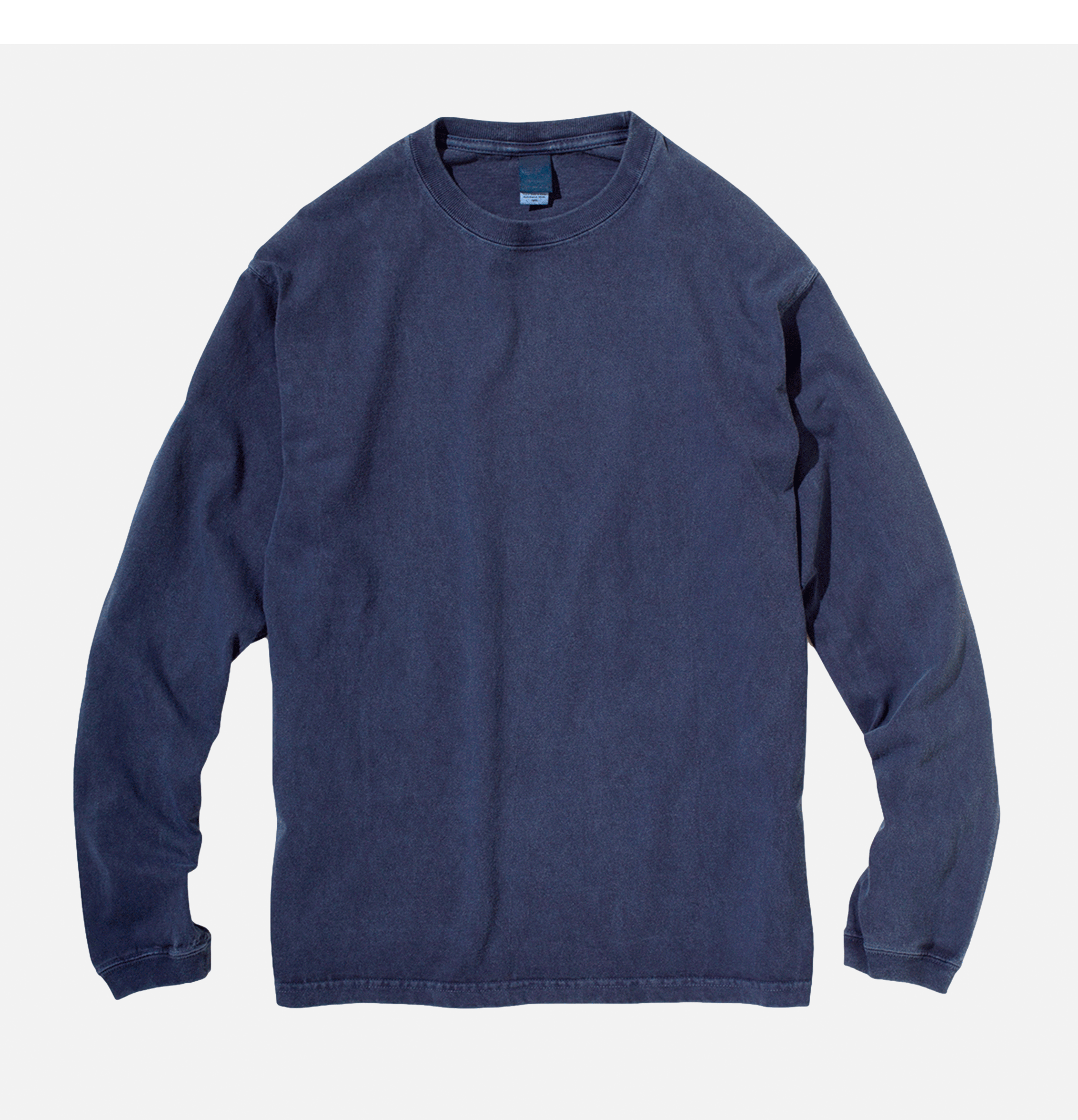 T-shirt Good On Japan LS Crew Tee Navy.