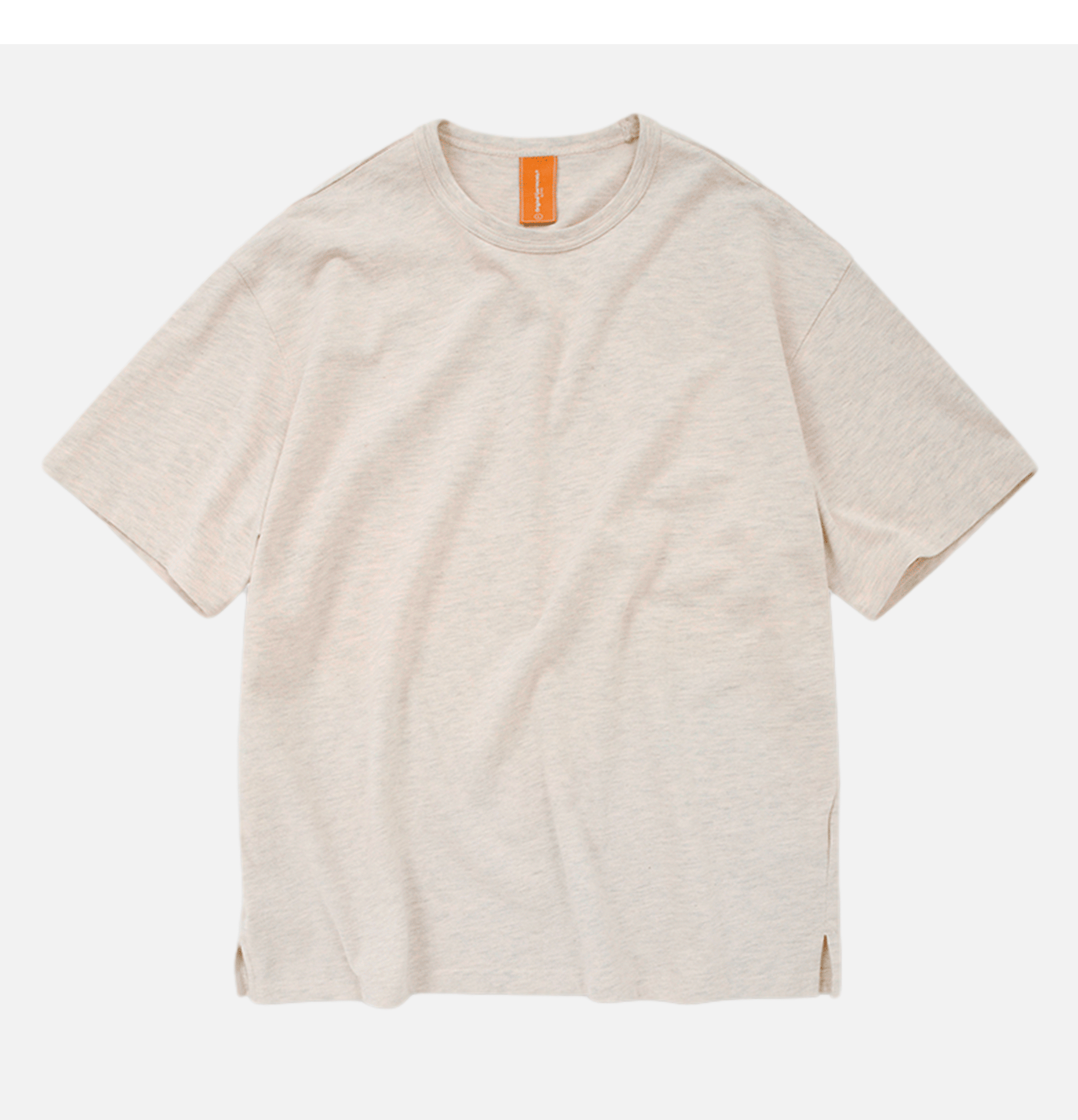Frizmworks Double Rib Oversized Tee Oatmeal