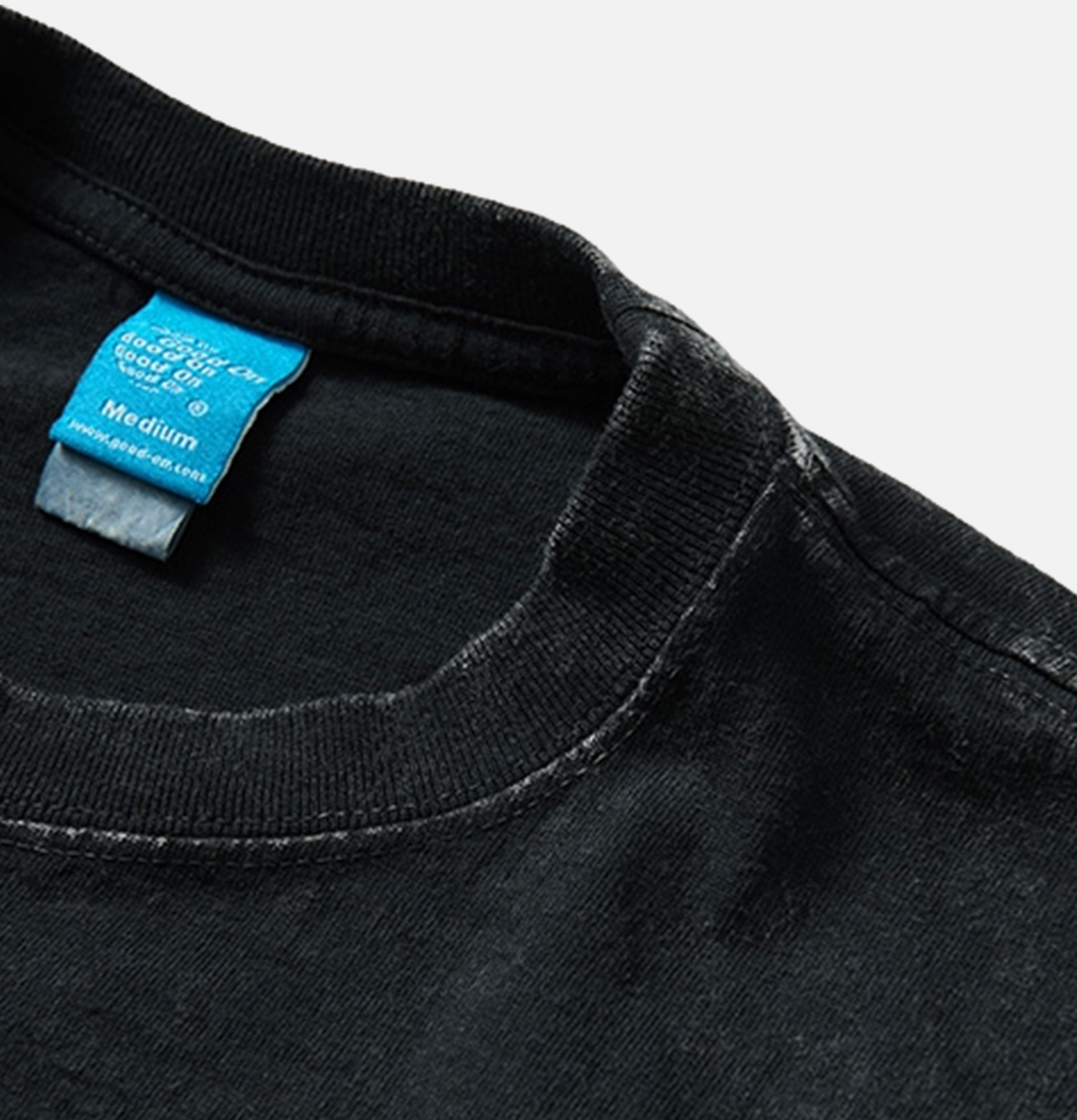 Good On Vintage Dye Crew Tee Noir