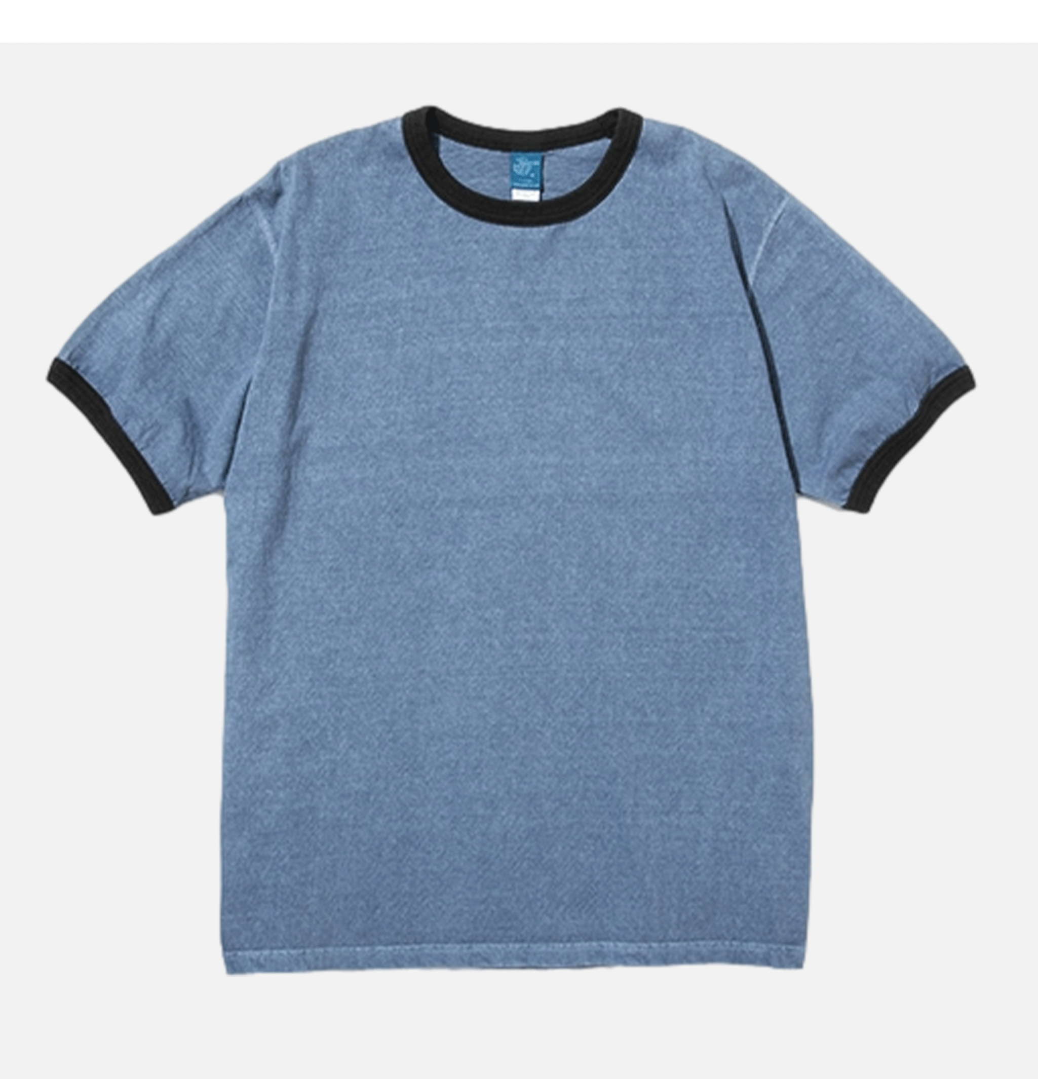 Good On Black S/s Ringer Tee Ajisai