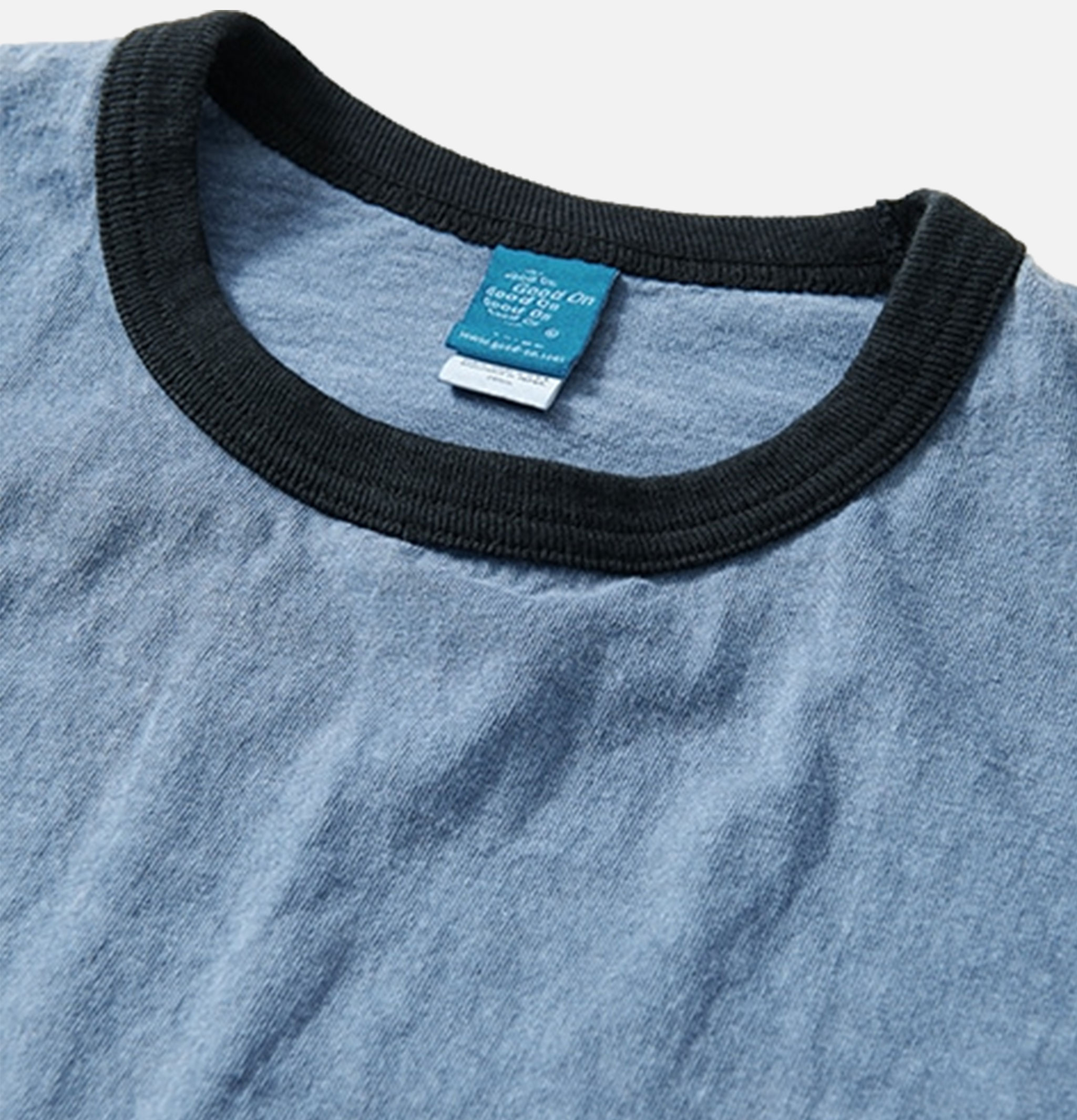 Good On Black S/s Ringer Tee Ajisai