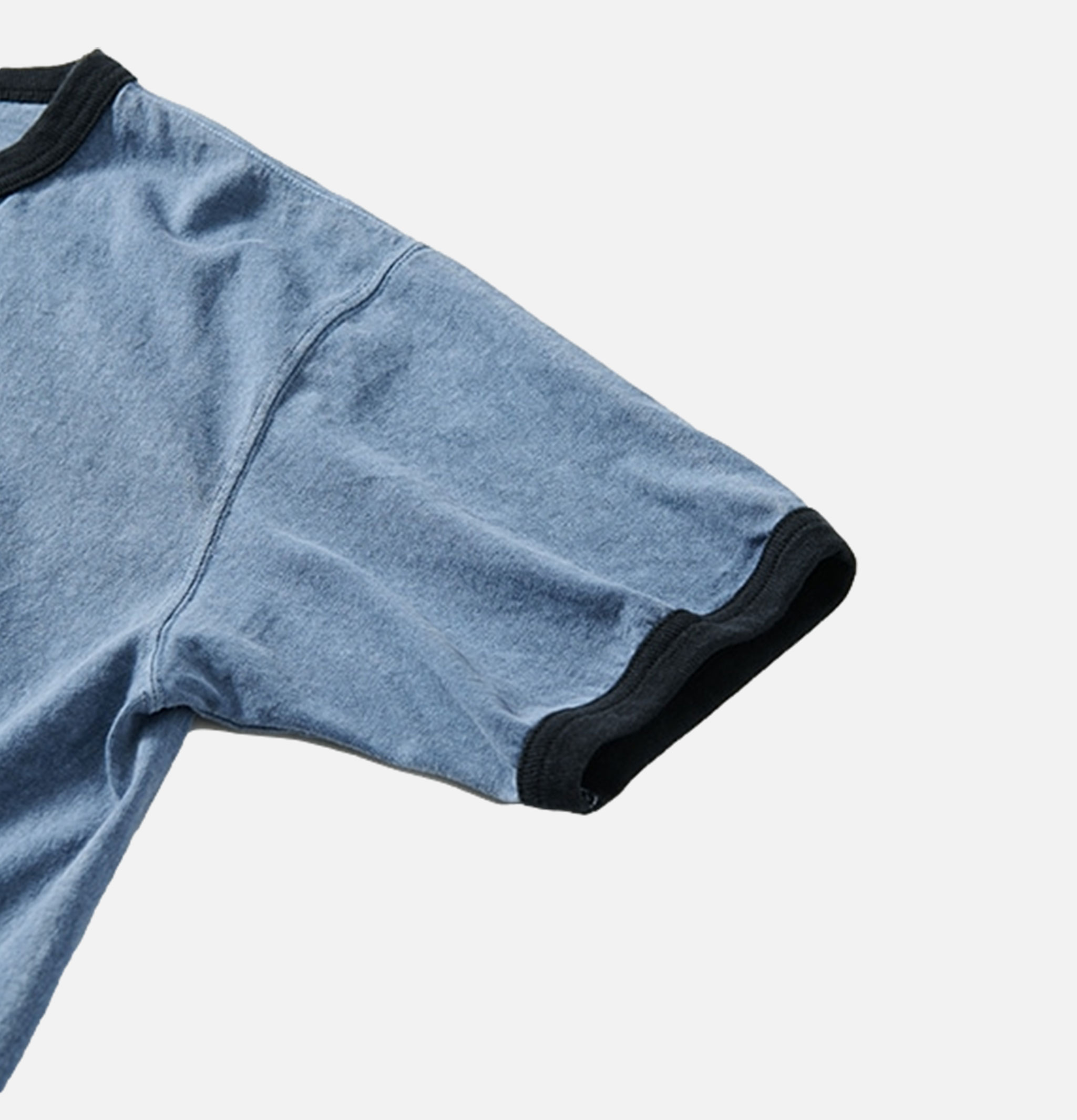Good On Black S/s Ringer Tee Ajisai