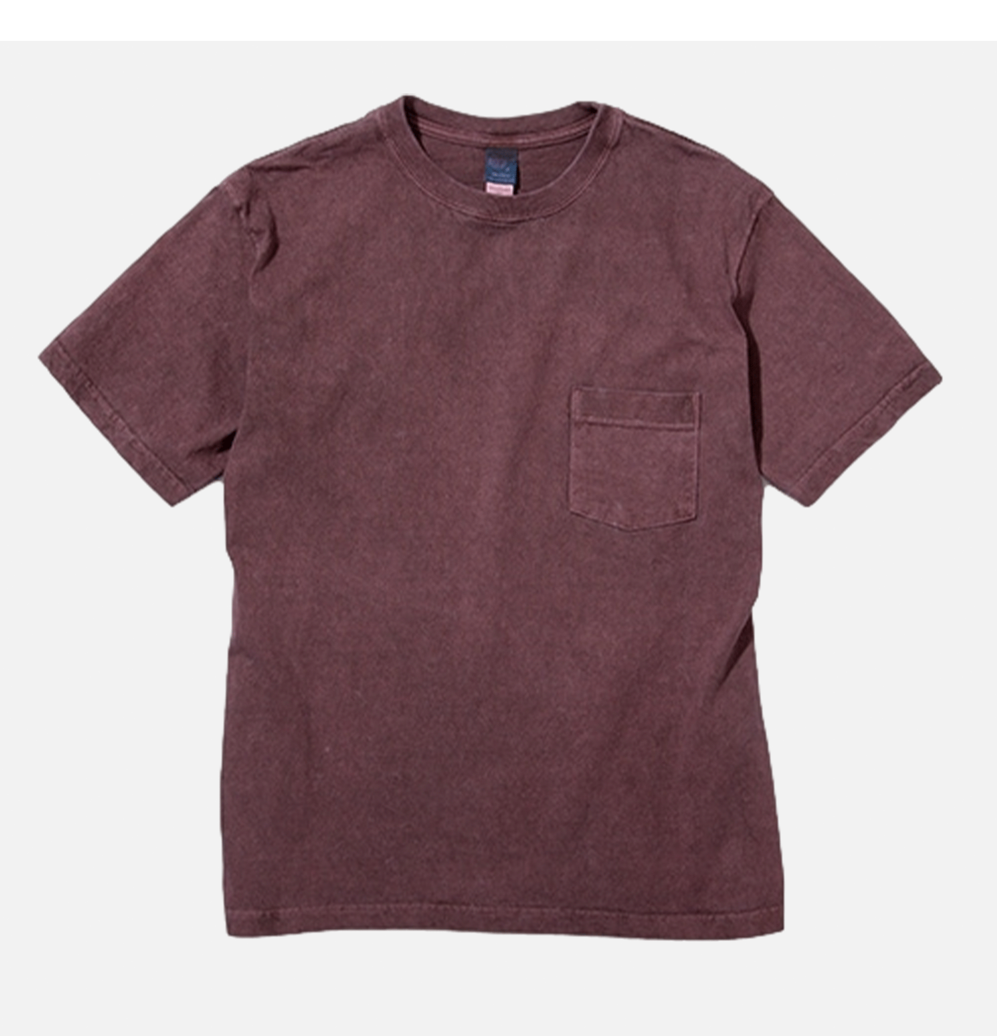T-shirt Good On Japan S/s Crew Tee Pkt Bordeaux