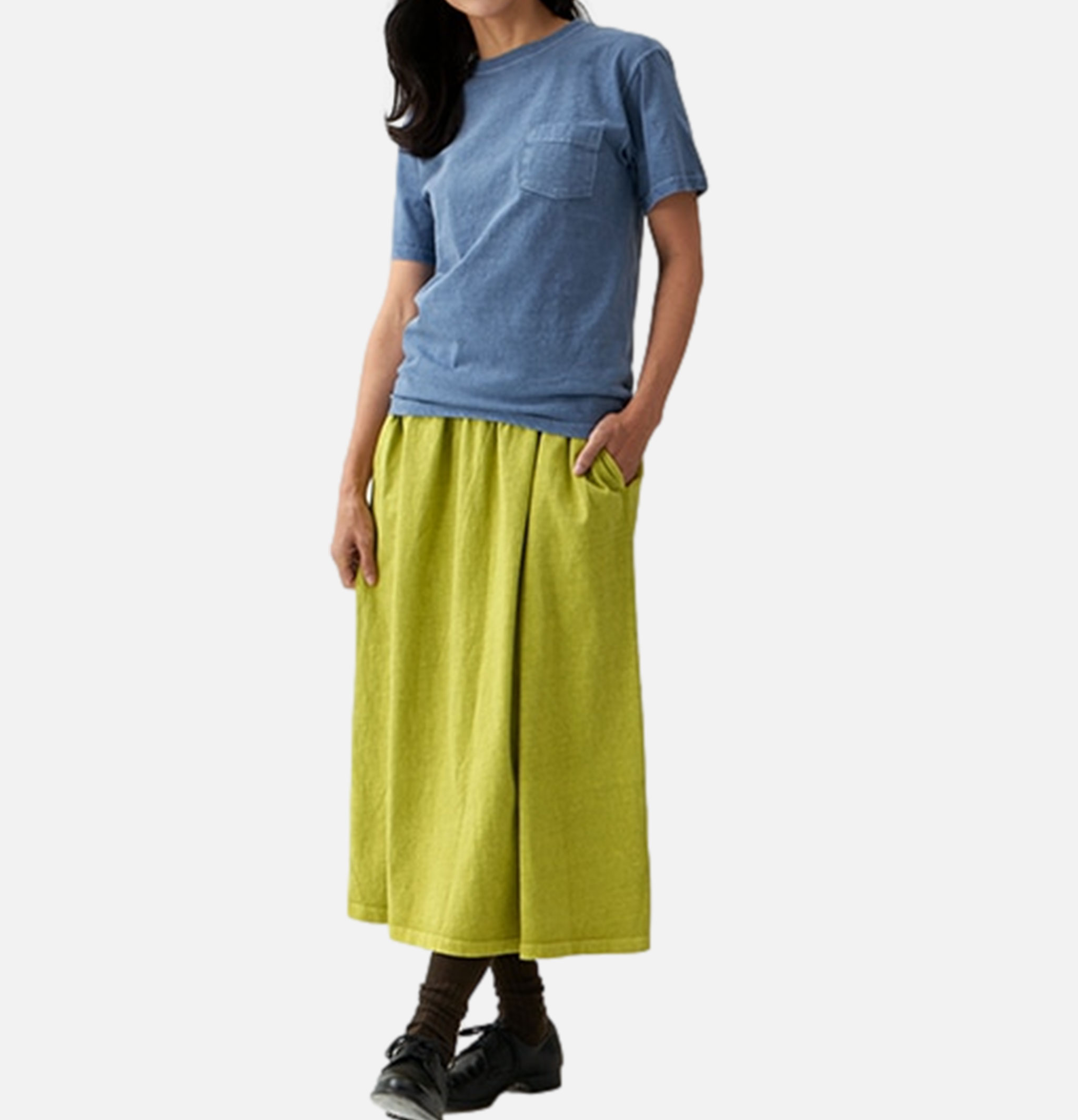 T-shirt Good On Japan S/s Crew Tee Pocket Ajisai