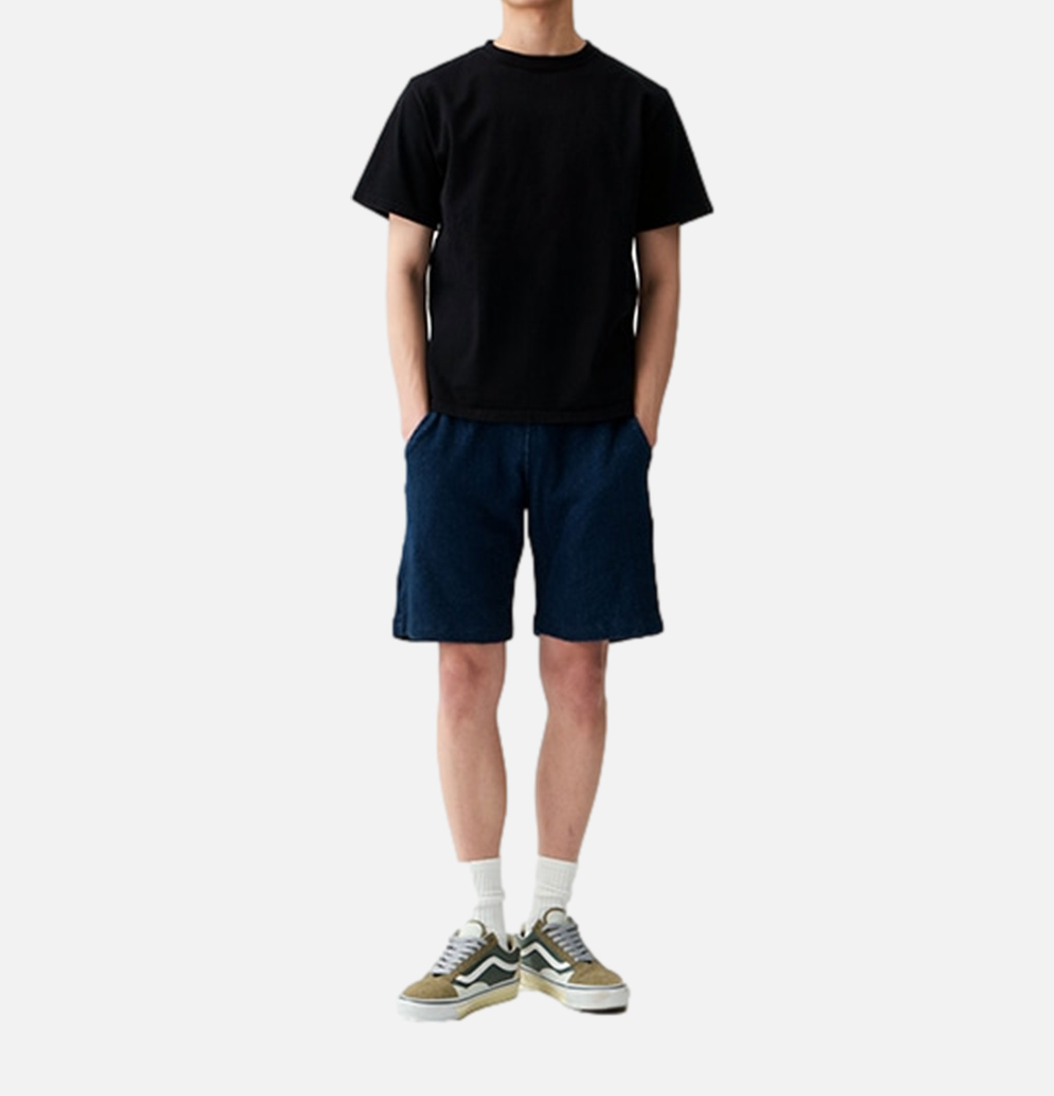 T-shirt Good On Japan Heavy Crew Tee Non Pigment Noir