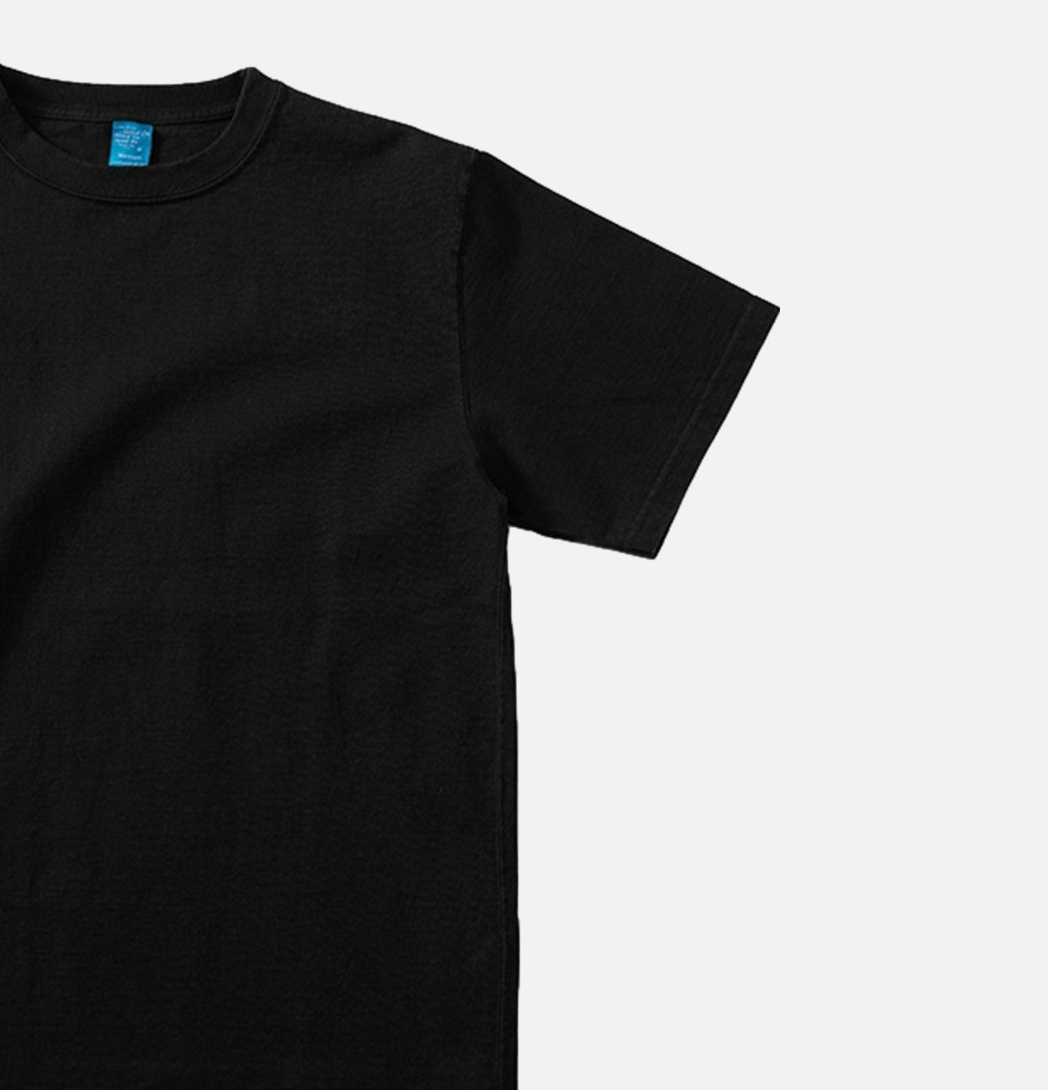 T-shirt Good On Japan Heavy Crew Tee Non Pigment Noir
