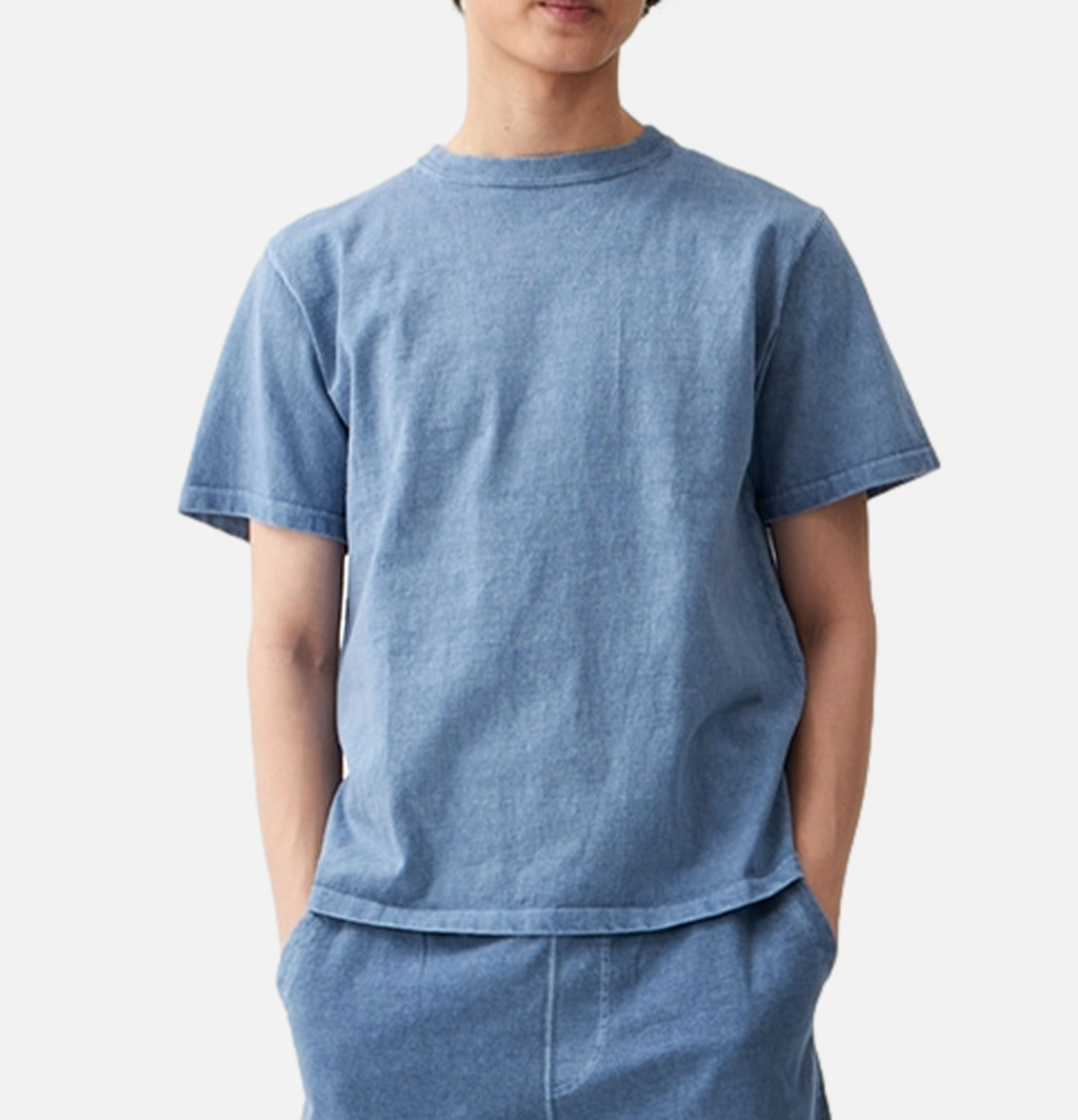 T-shirt Good On Japan Heavy Crew Tee Ajisai