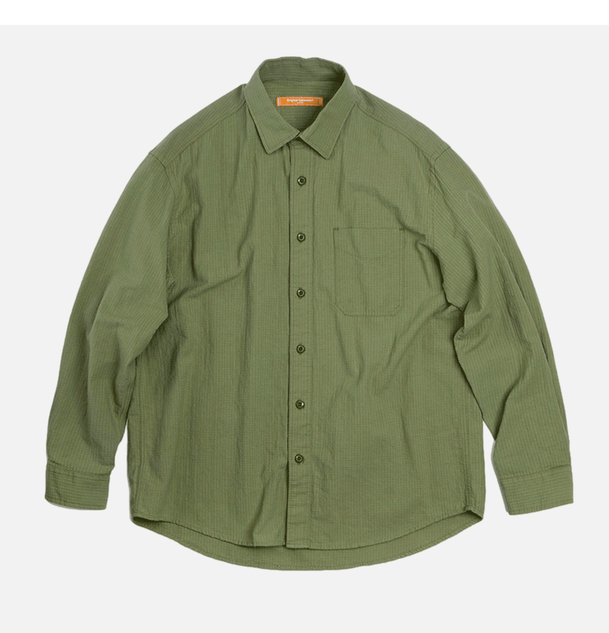 Frizmworks Chemise Dobby Seersucker Olive