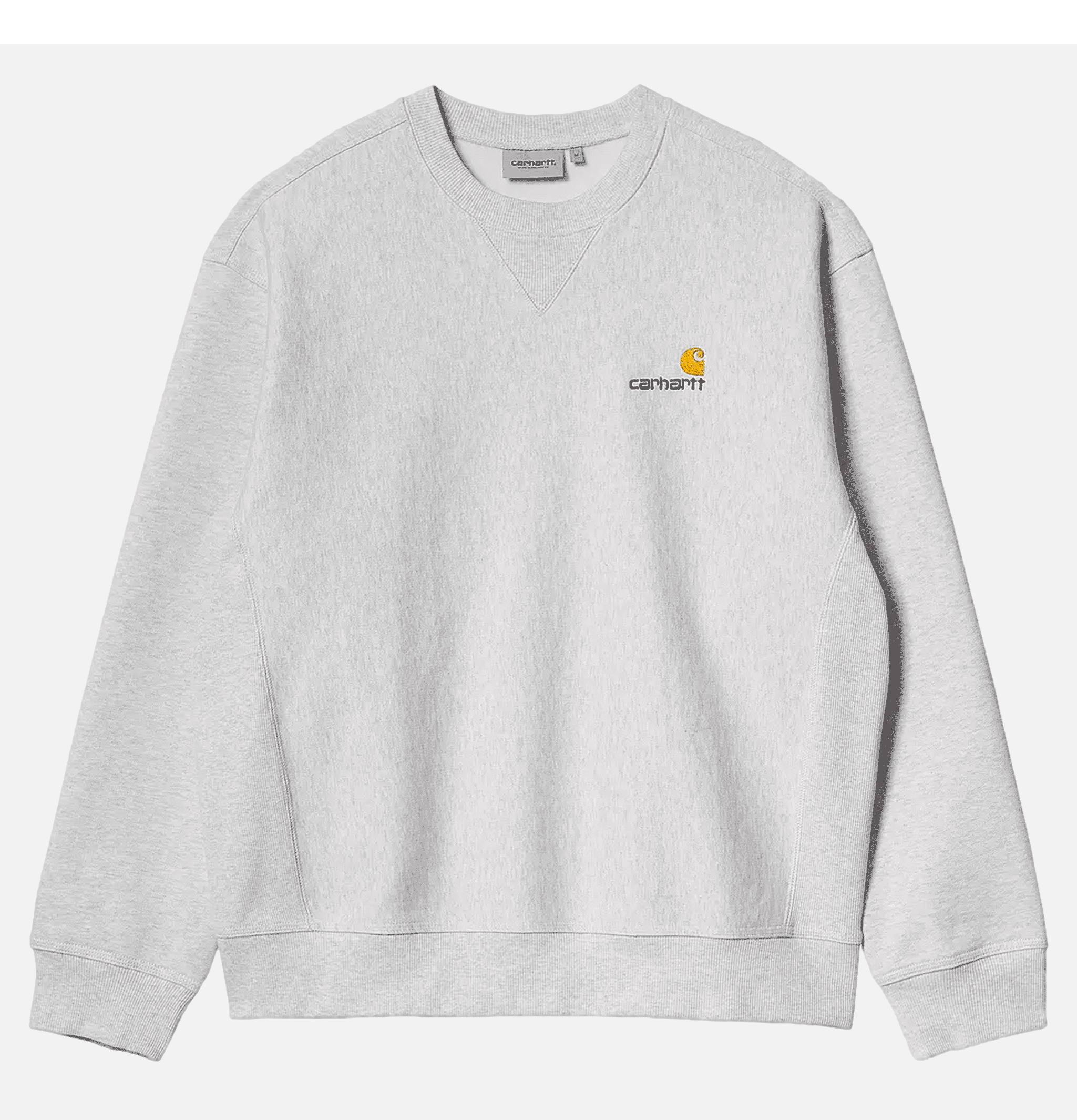 Carhartt WIP American Script Sweat Ash Heather Loose fit