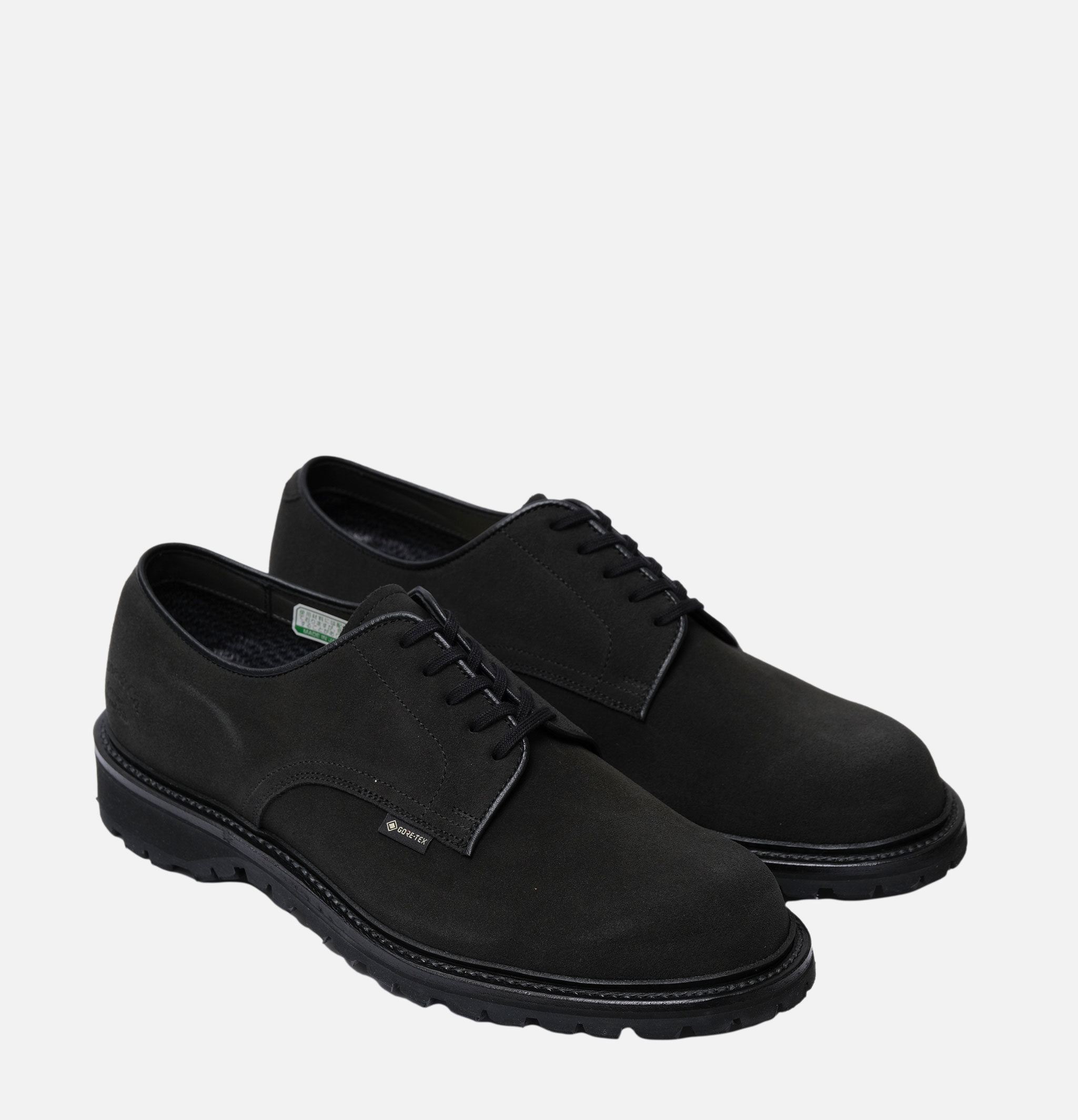 Regal Shoe & Co Plaintoe Gtx Suede Blk Goretex Shoes