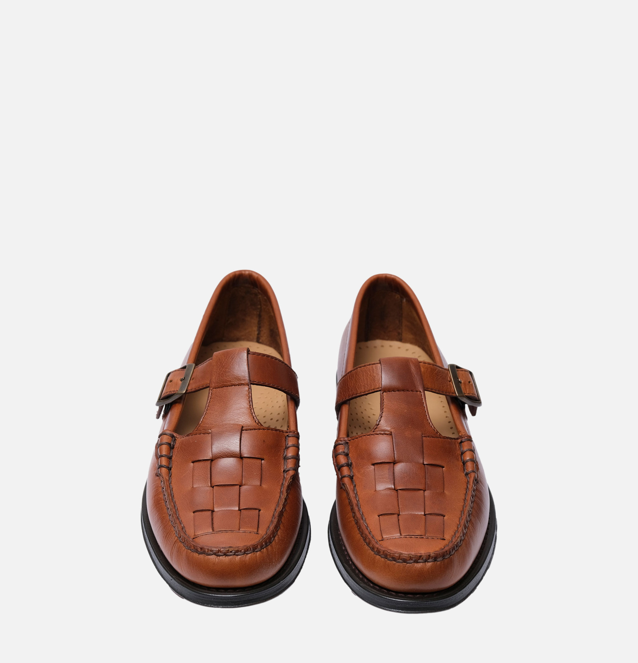 G.H. Bass Weejun Heritage Fisherman Mid Brown Shoes