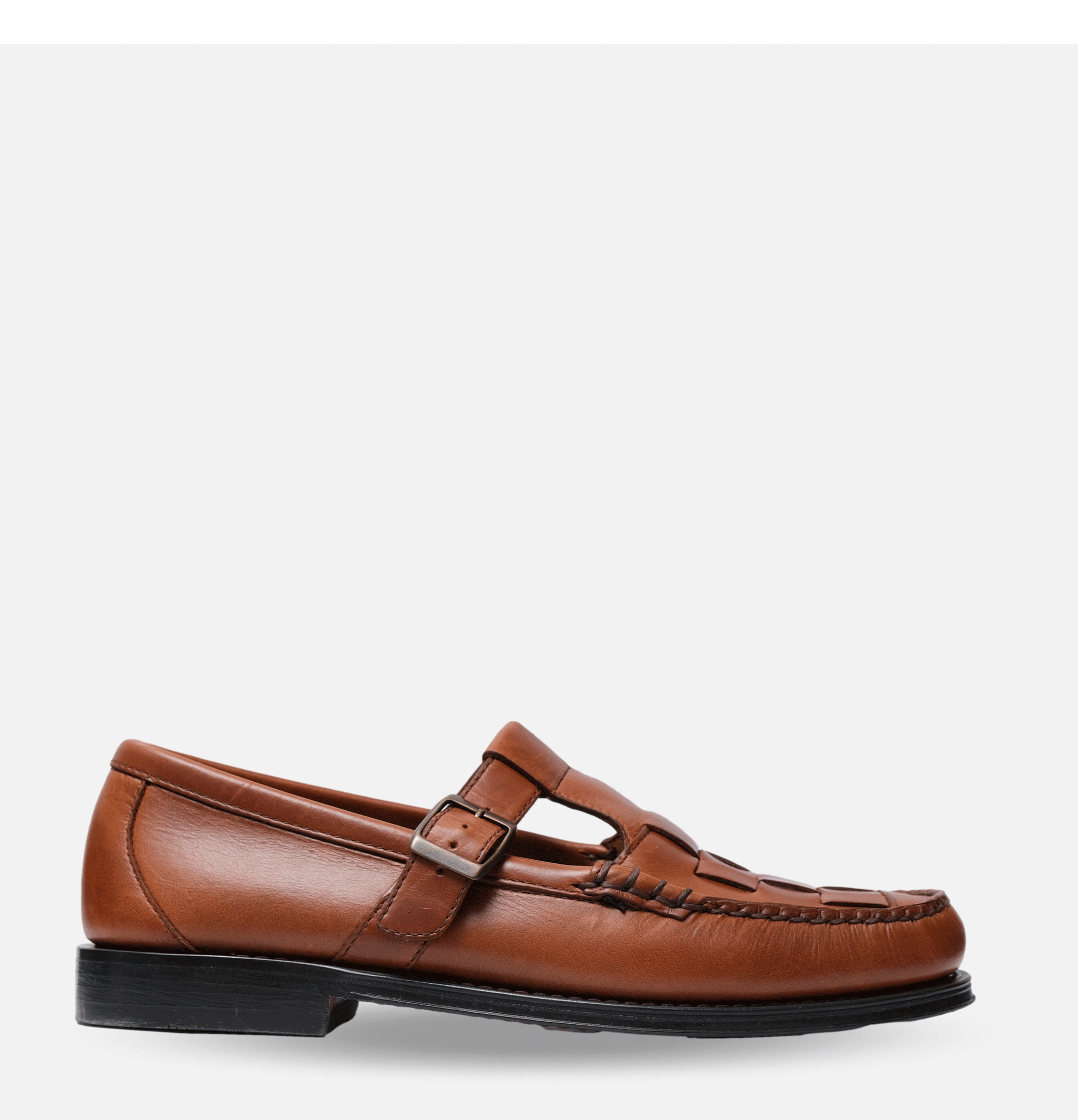 G.H. Bass Weejun Heritage Fisherman Mid Brown Shoes