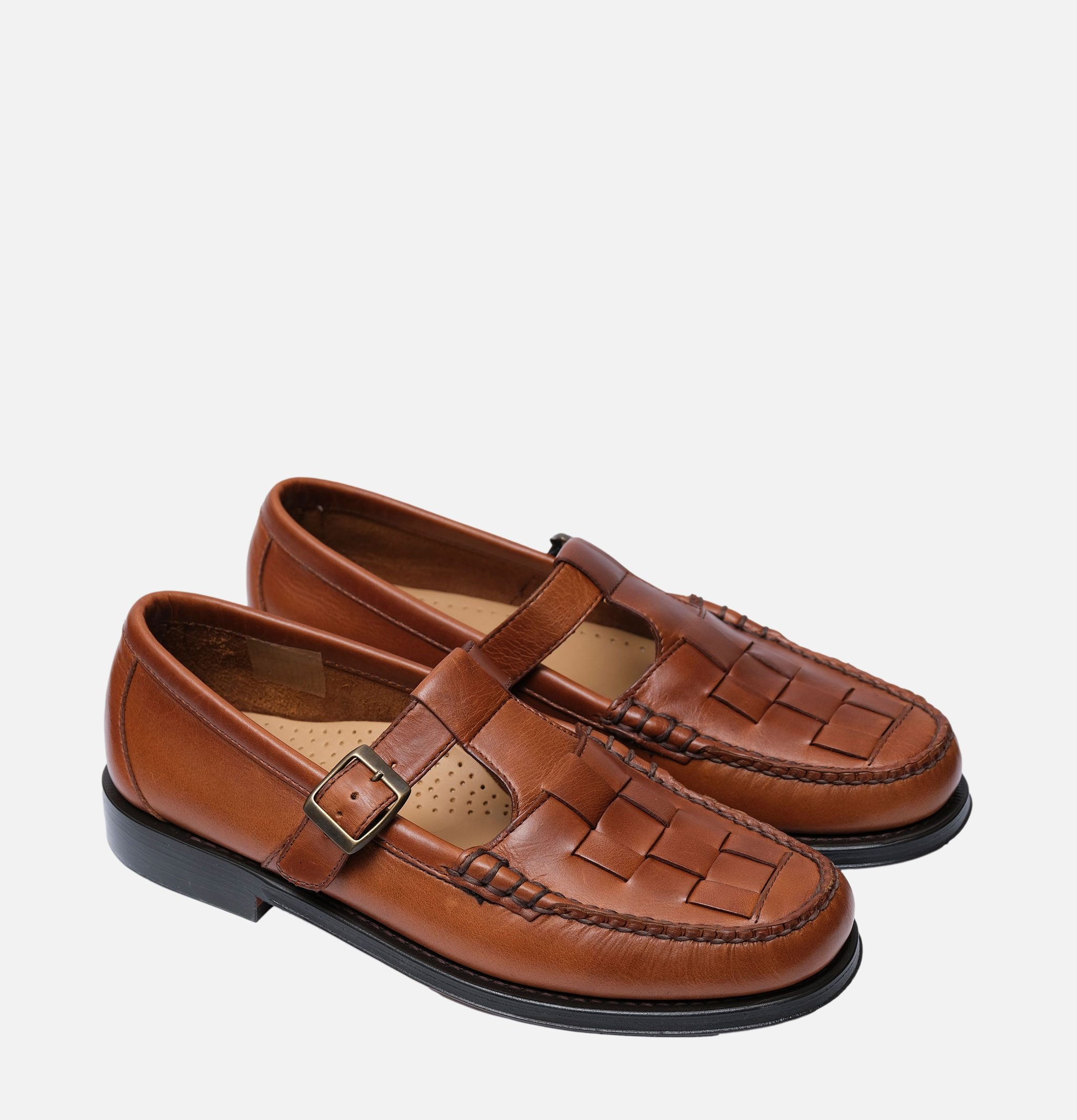 G.H. Bass Weejun Heritage Fisherman Mid Brown Shoes