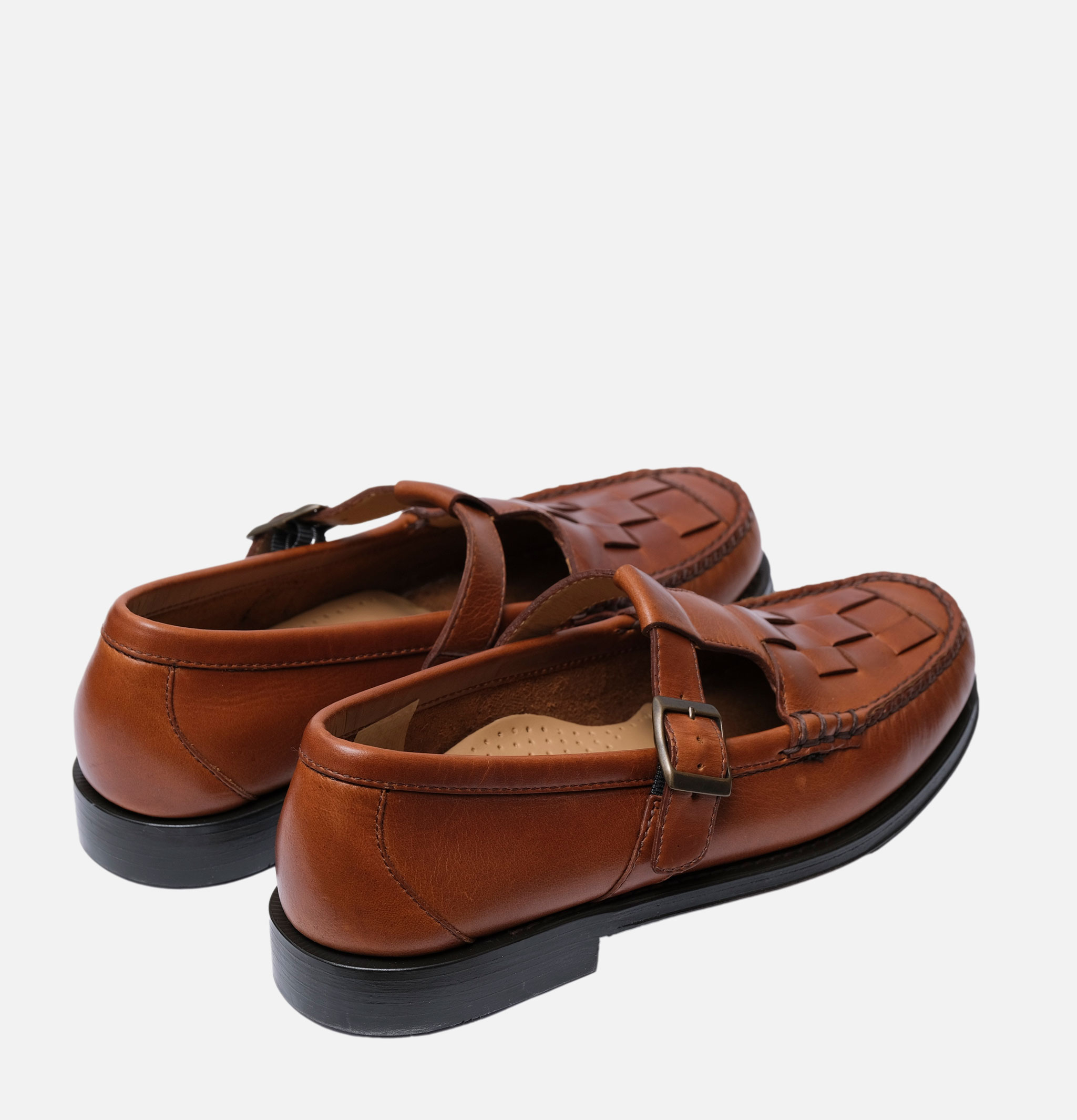 G.H. Bass Weejun Heritage Fisherman Mid Brown Shoes