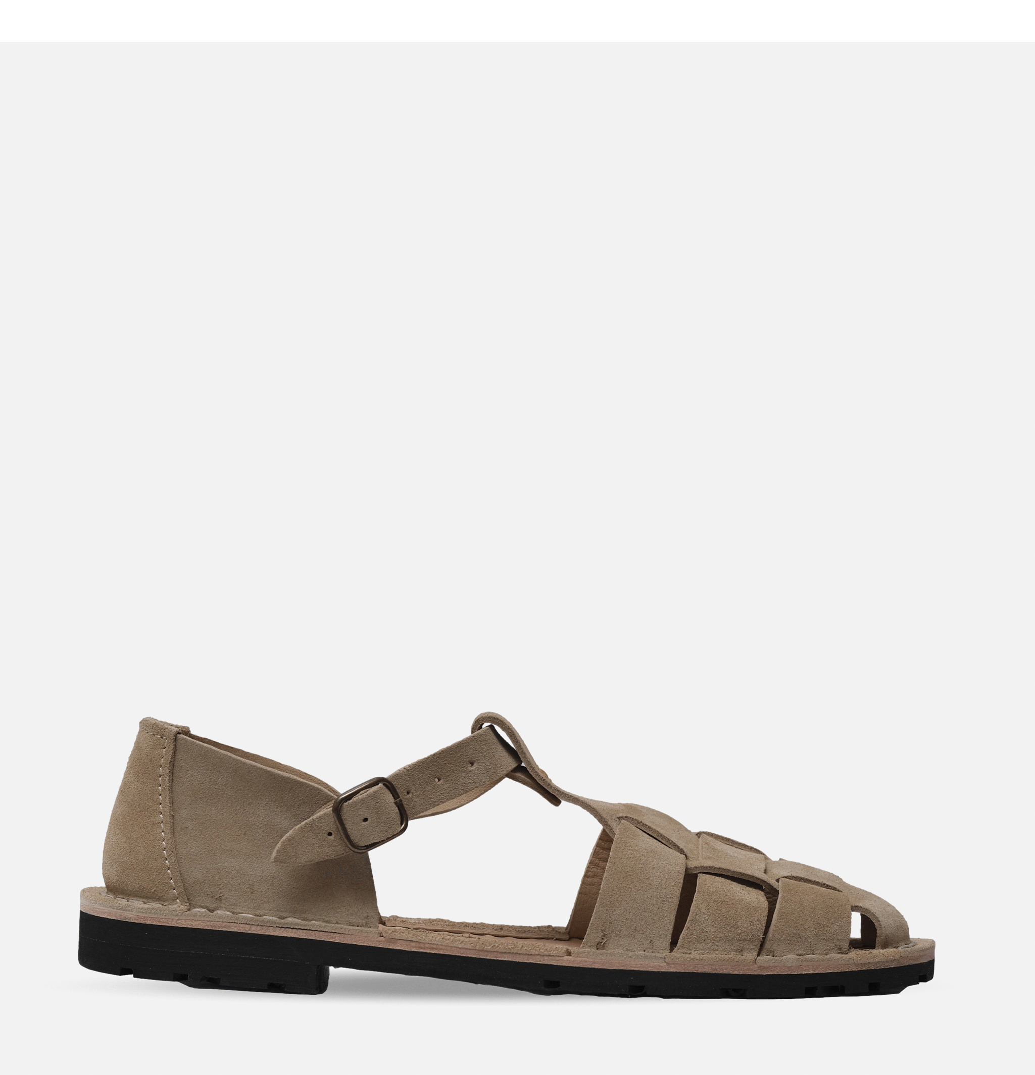 Steve Mono Artisanal Sandals 10/01 Suede Camel