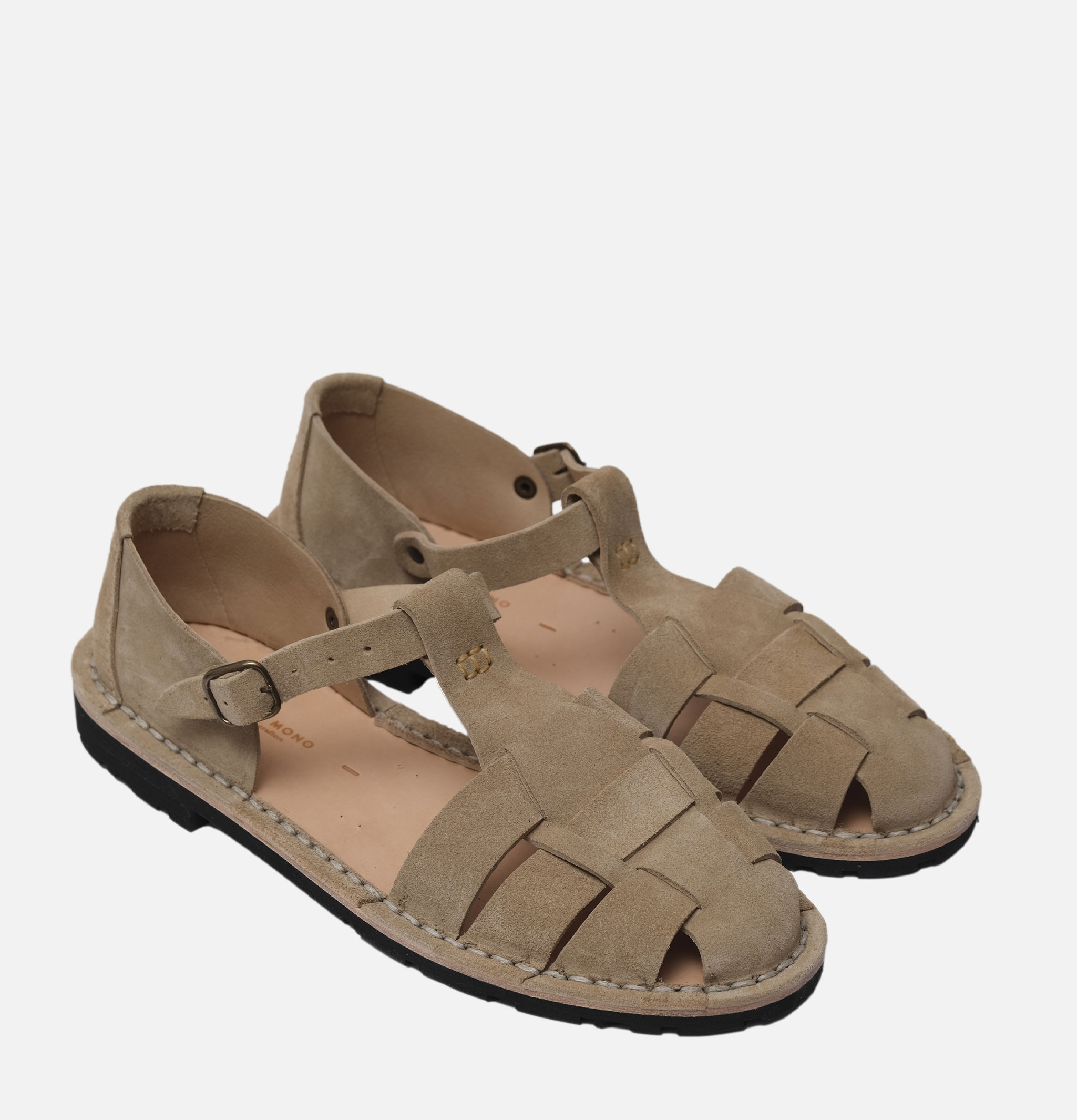 Steve Mono Artisanal Sandals 10/01 Suede Camel