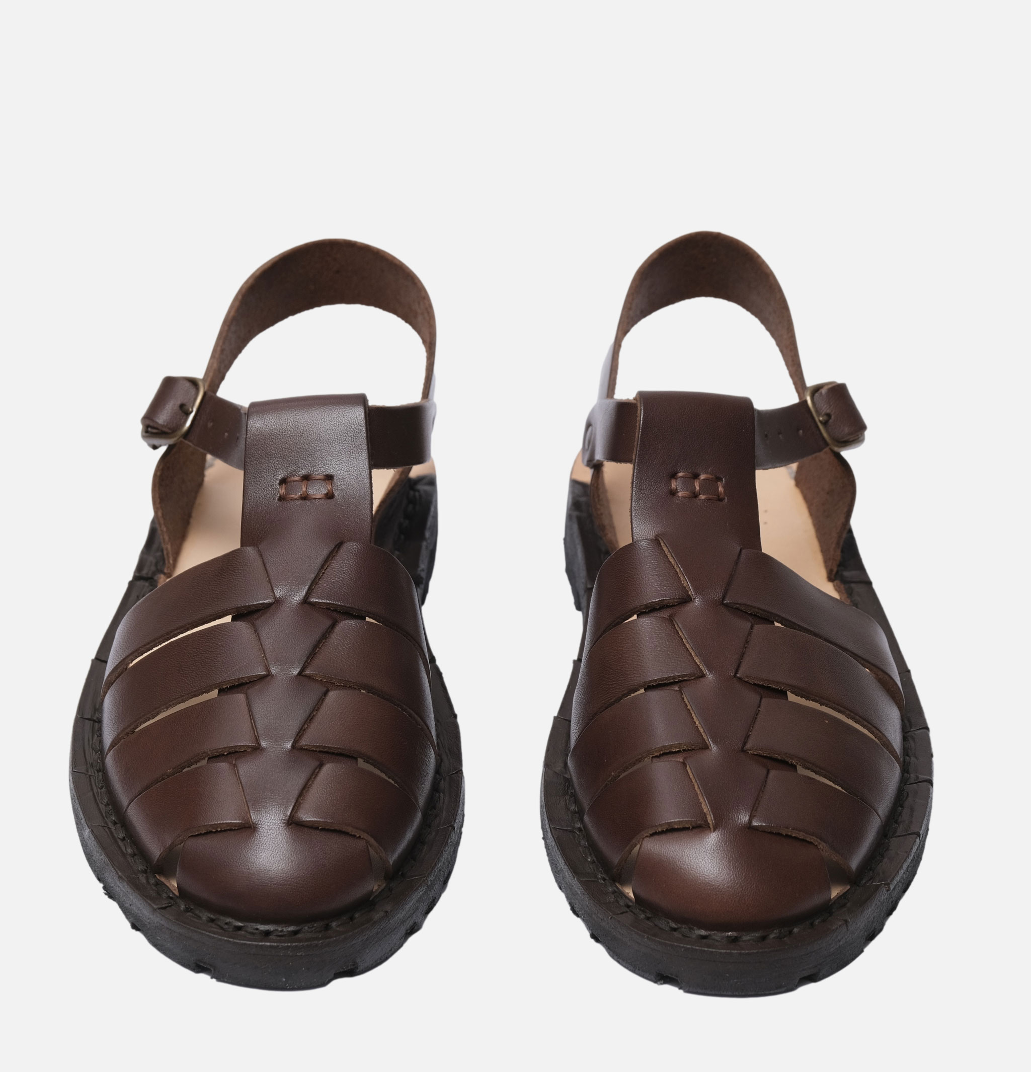Steve Mono Artisanal Sandal Shoe 09 Coffee