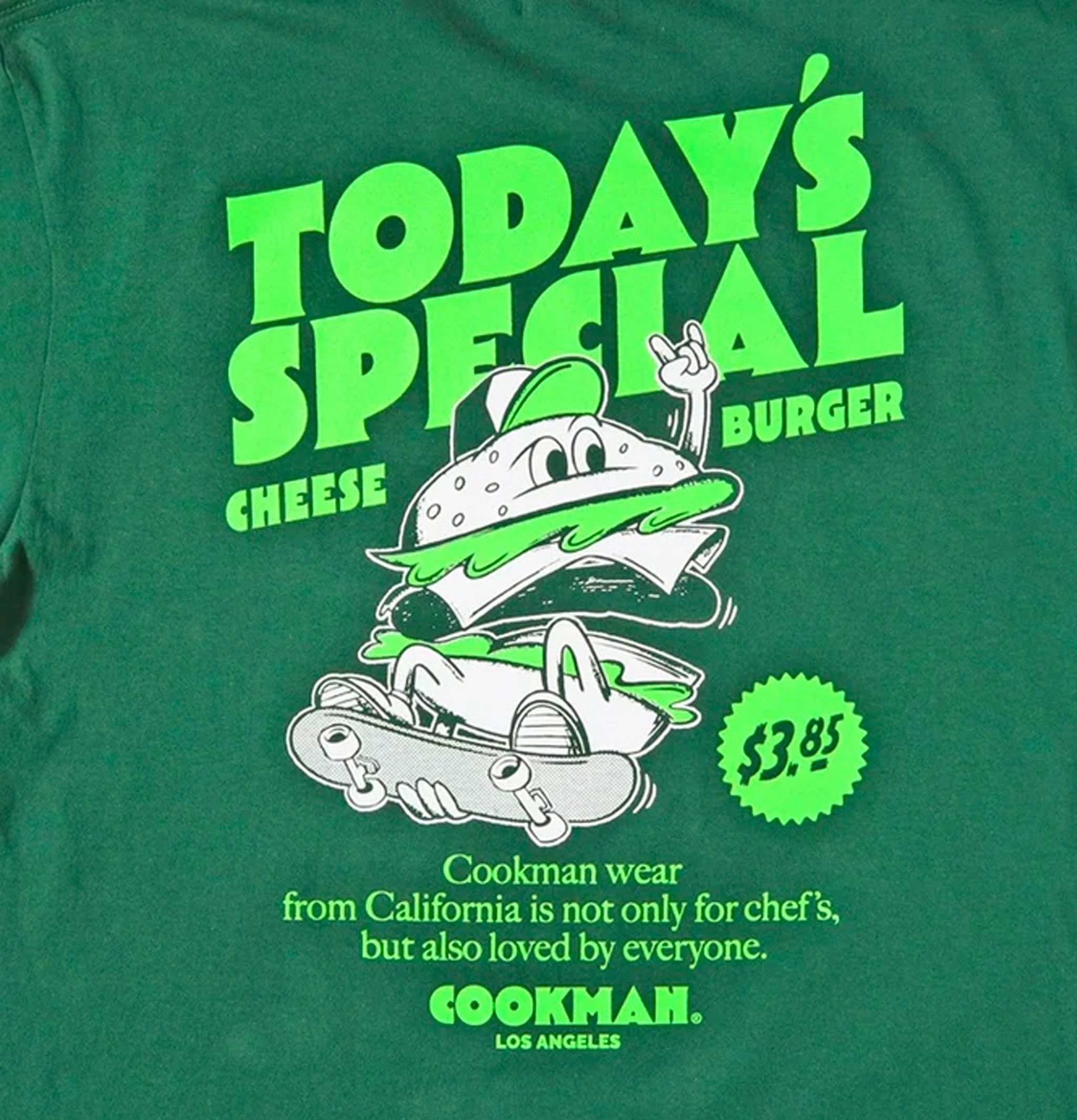 Cookman T-shirt Today's Special Vert Foncé