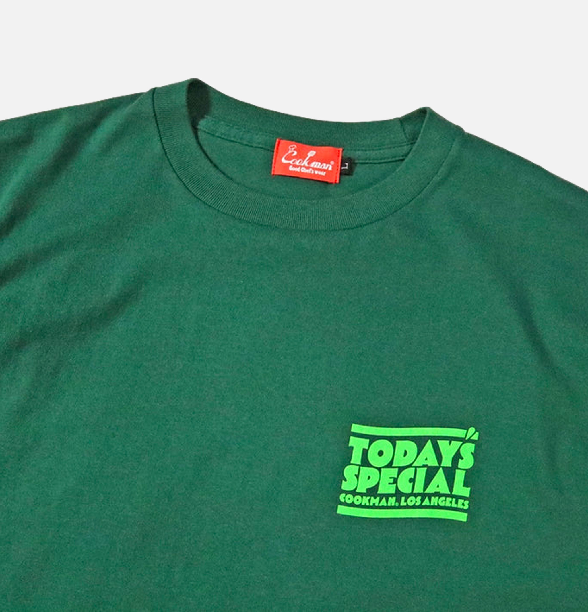 Cookman T-shirt Today's Special Vert Foncé