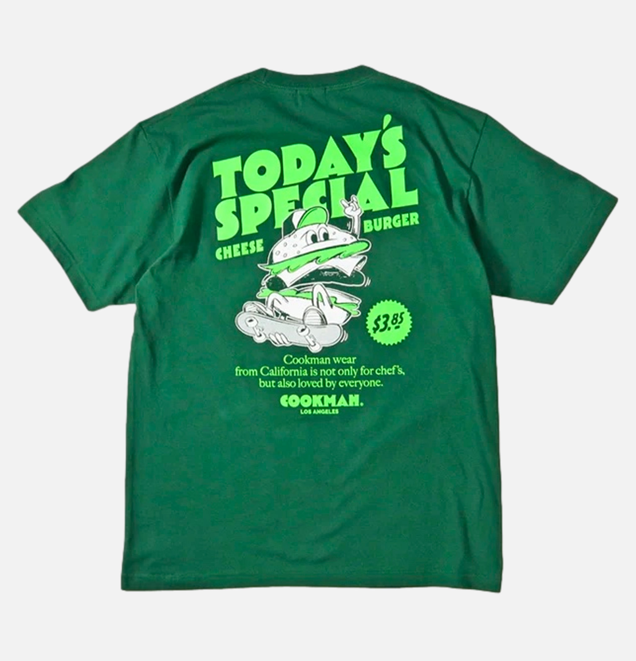 Cookman T-shirt Today's Special Vert Foncé