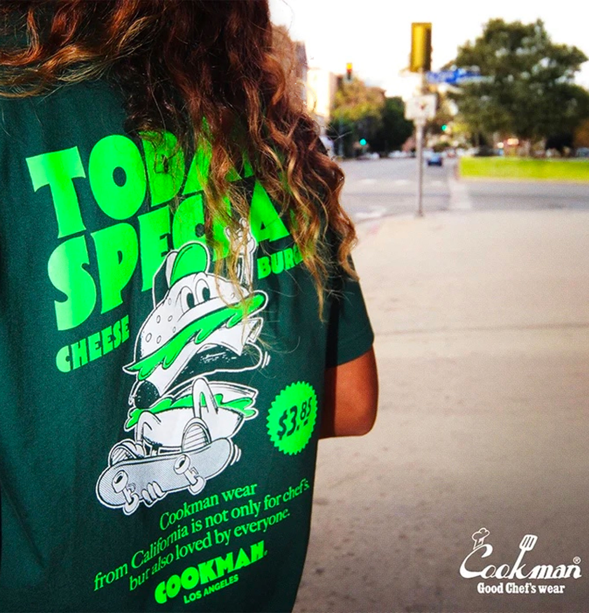 Cookman T-shirt Today's Special Vert Foncé