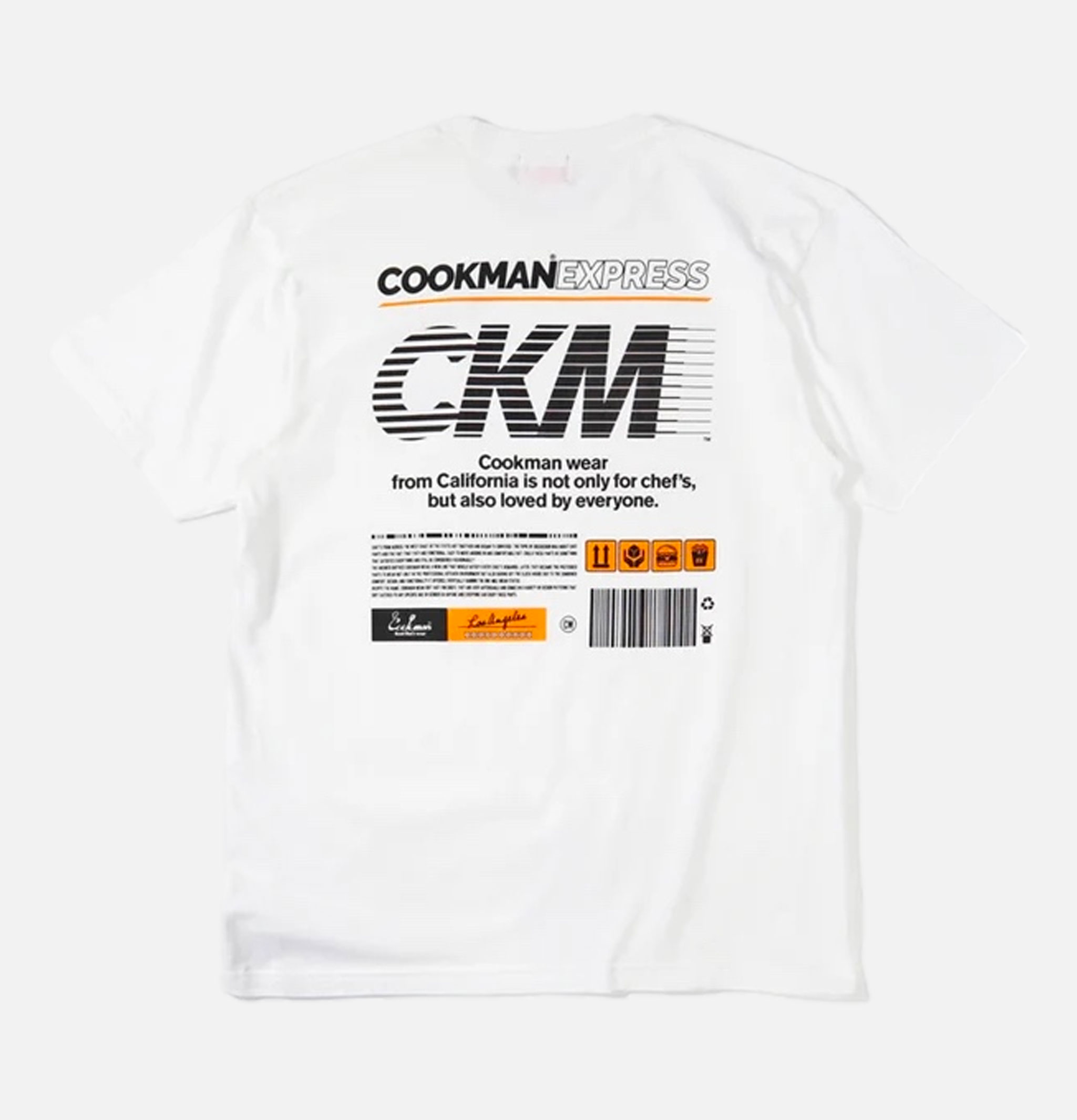 Cookman T-shirt Express Blanc