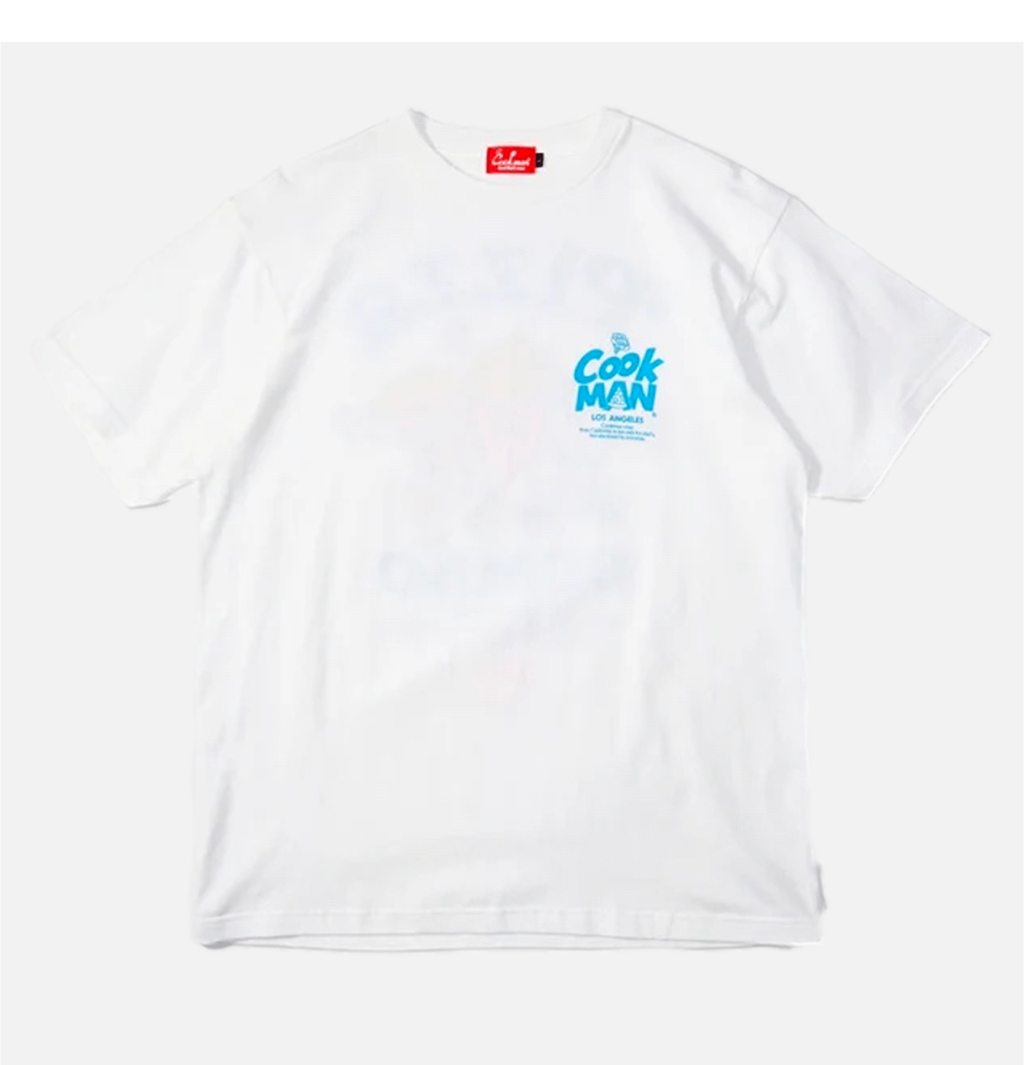 Cookman T-shirt Pizza Combo Blanc