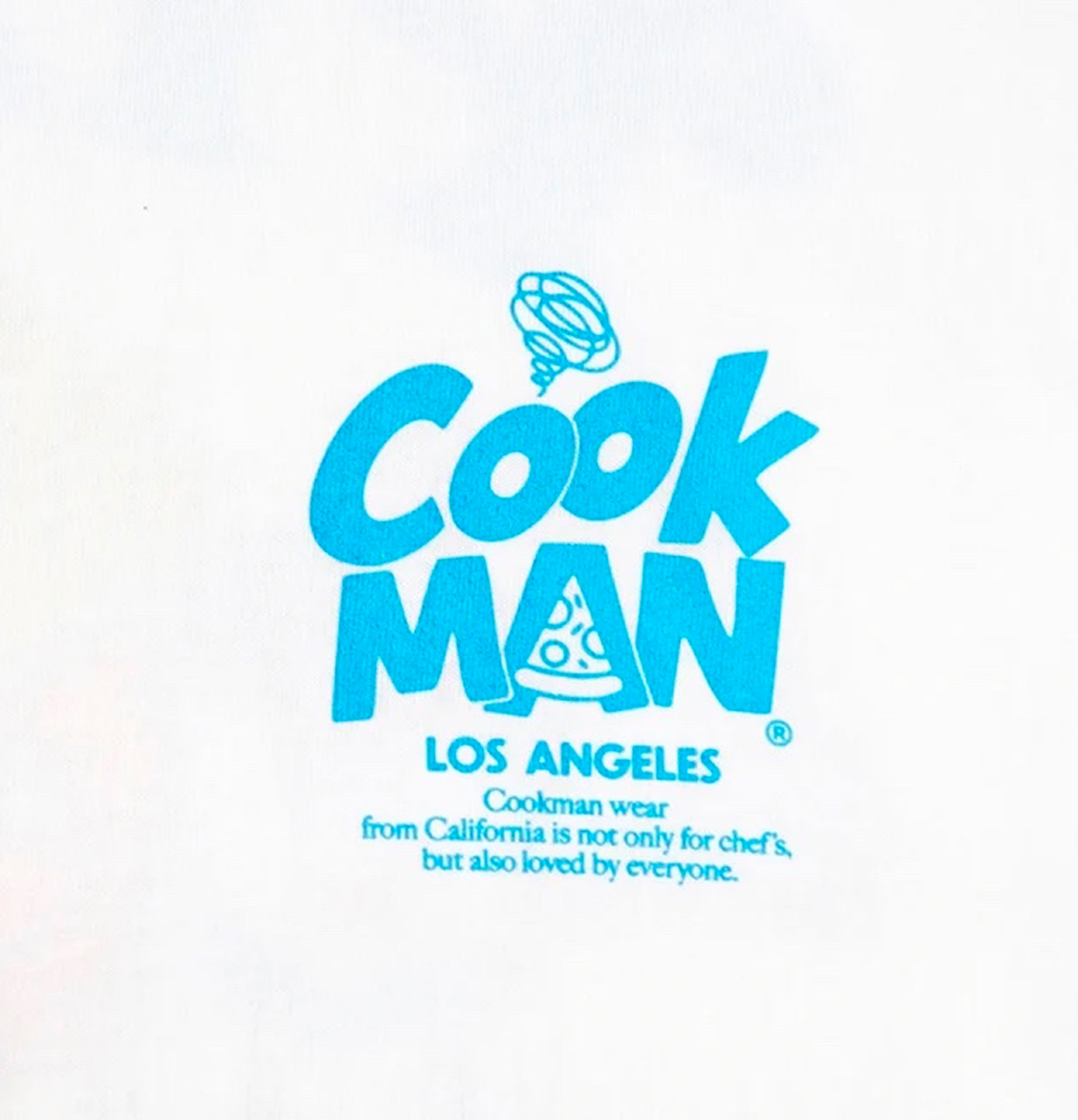 Cookman T-shirt Pizza Combo Blanc