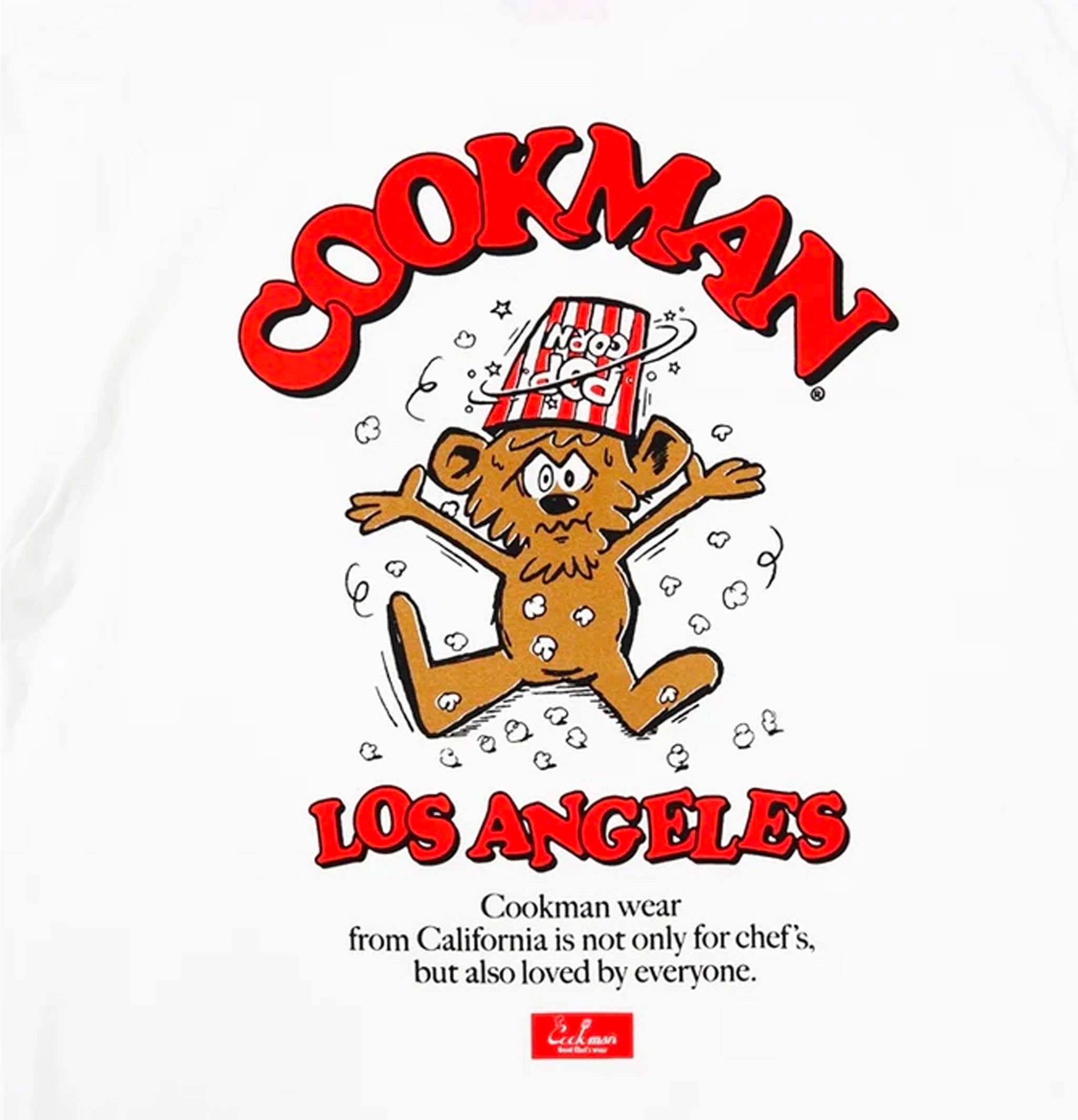 Cookman T-shirt Pop Tee Blanc