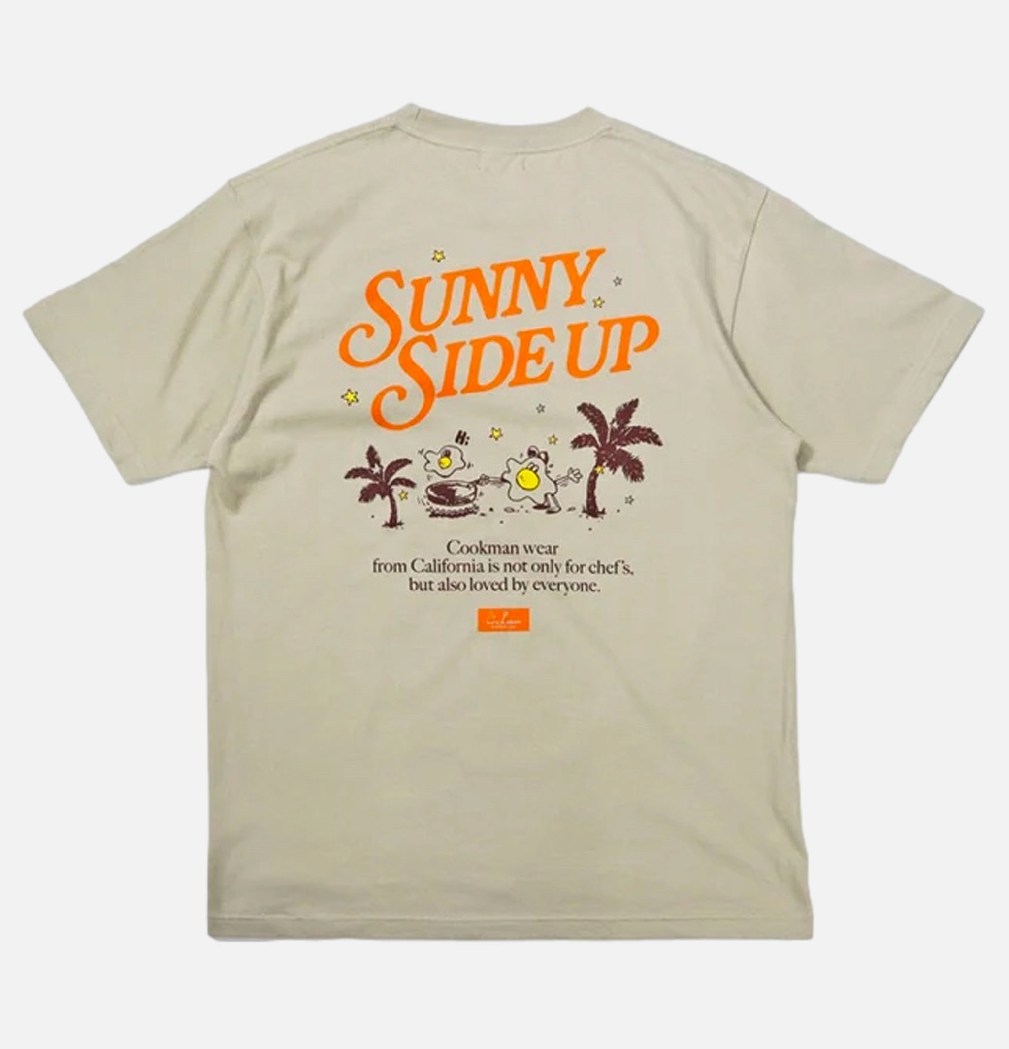 Cookman Sunny Side Up T-shirt Beige