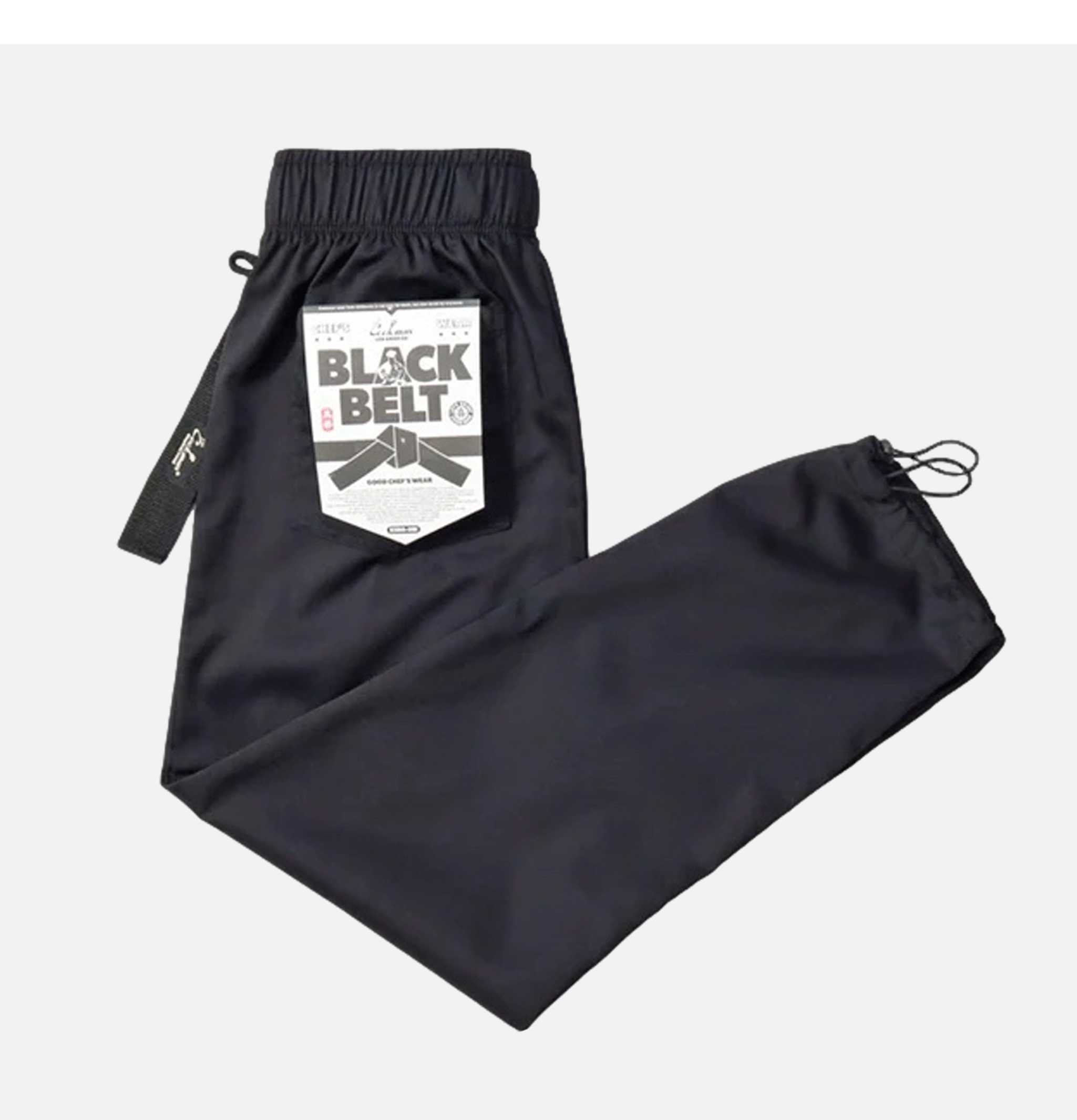 Cookman Chef Pants Semiwide Belt Noir