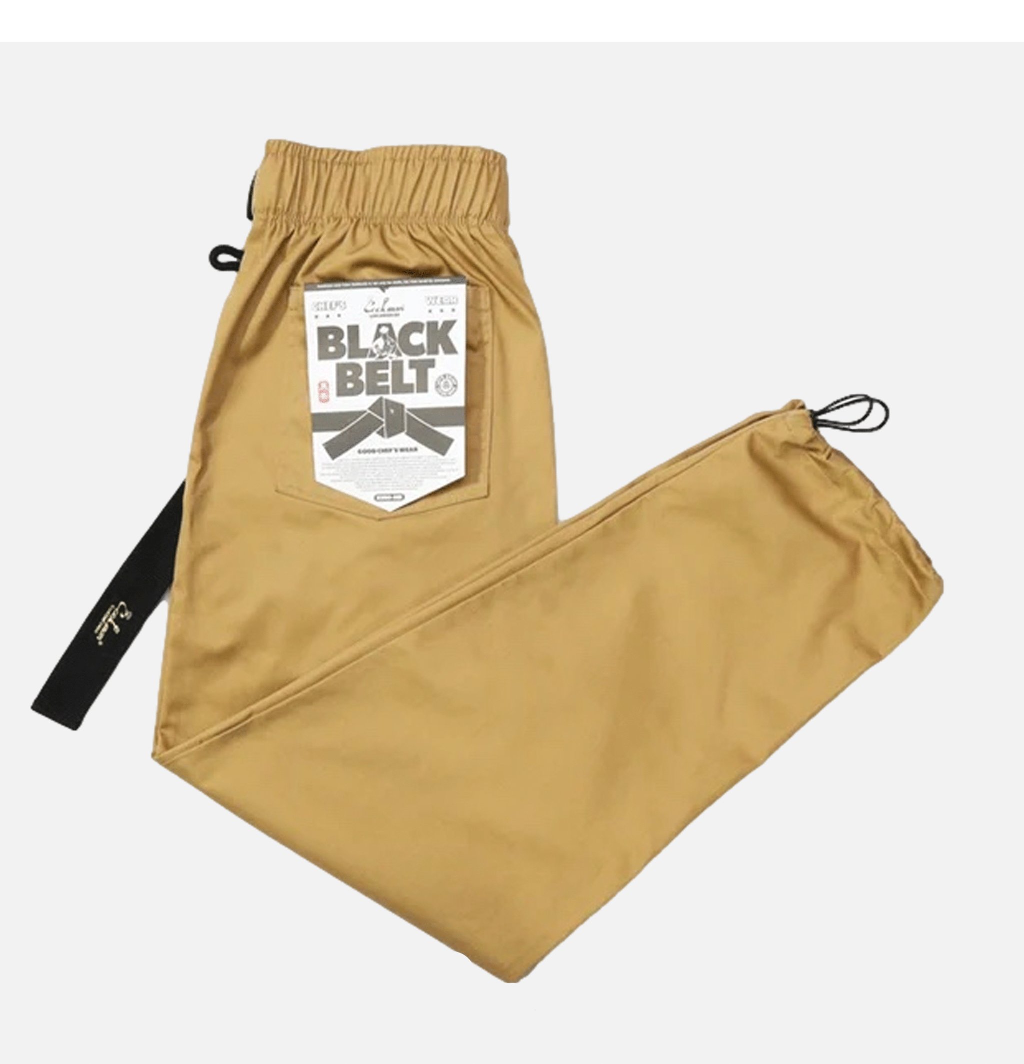 Cookman Chef Pants Semiwide Belt Peanut