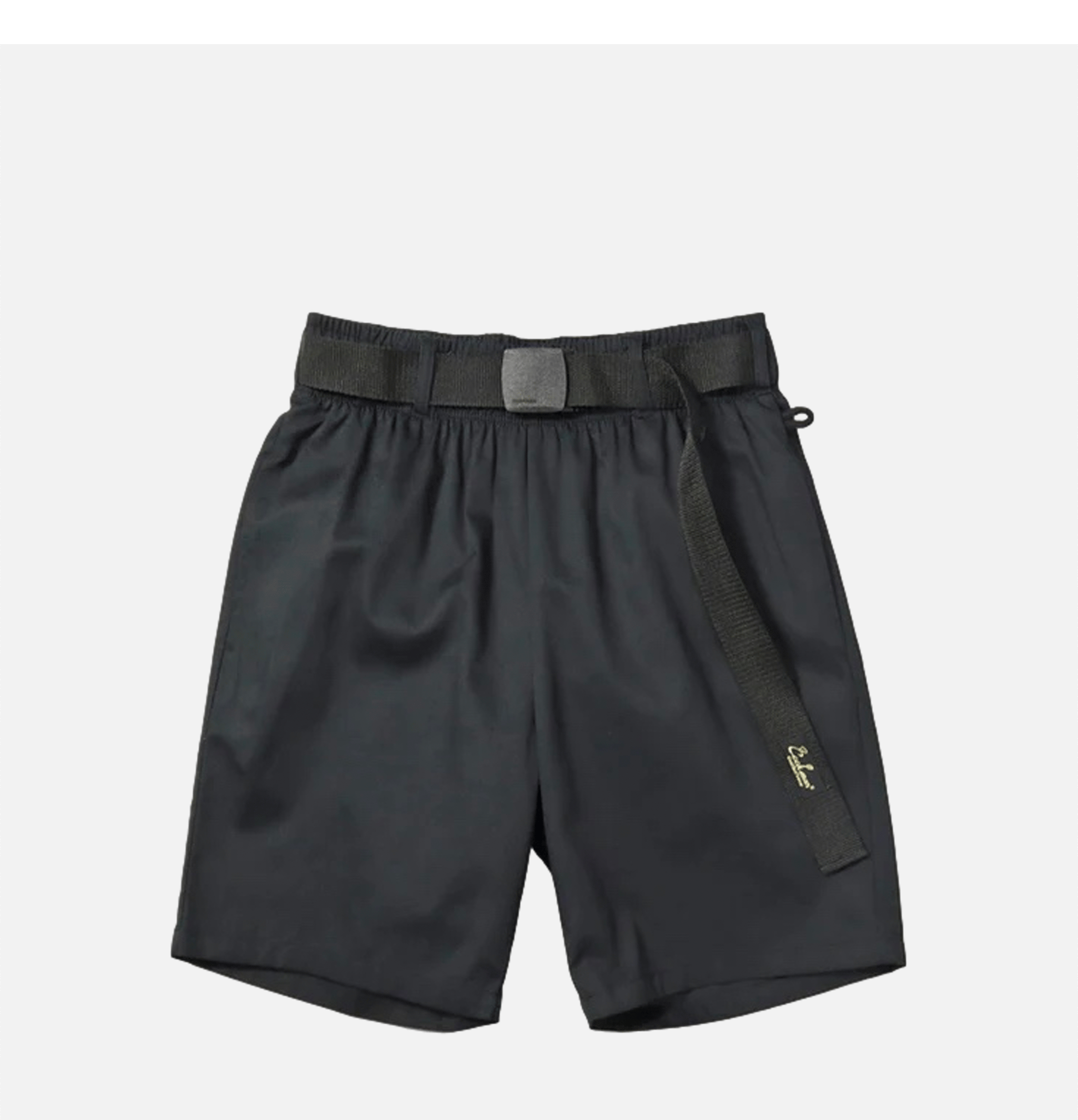 Cookman Chef Pants Short Black Belt Noir