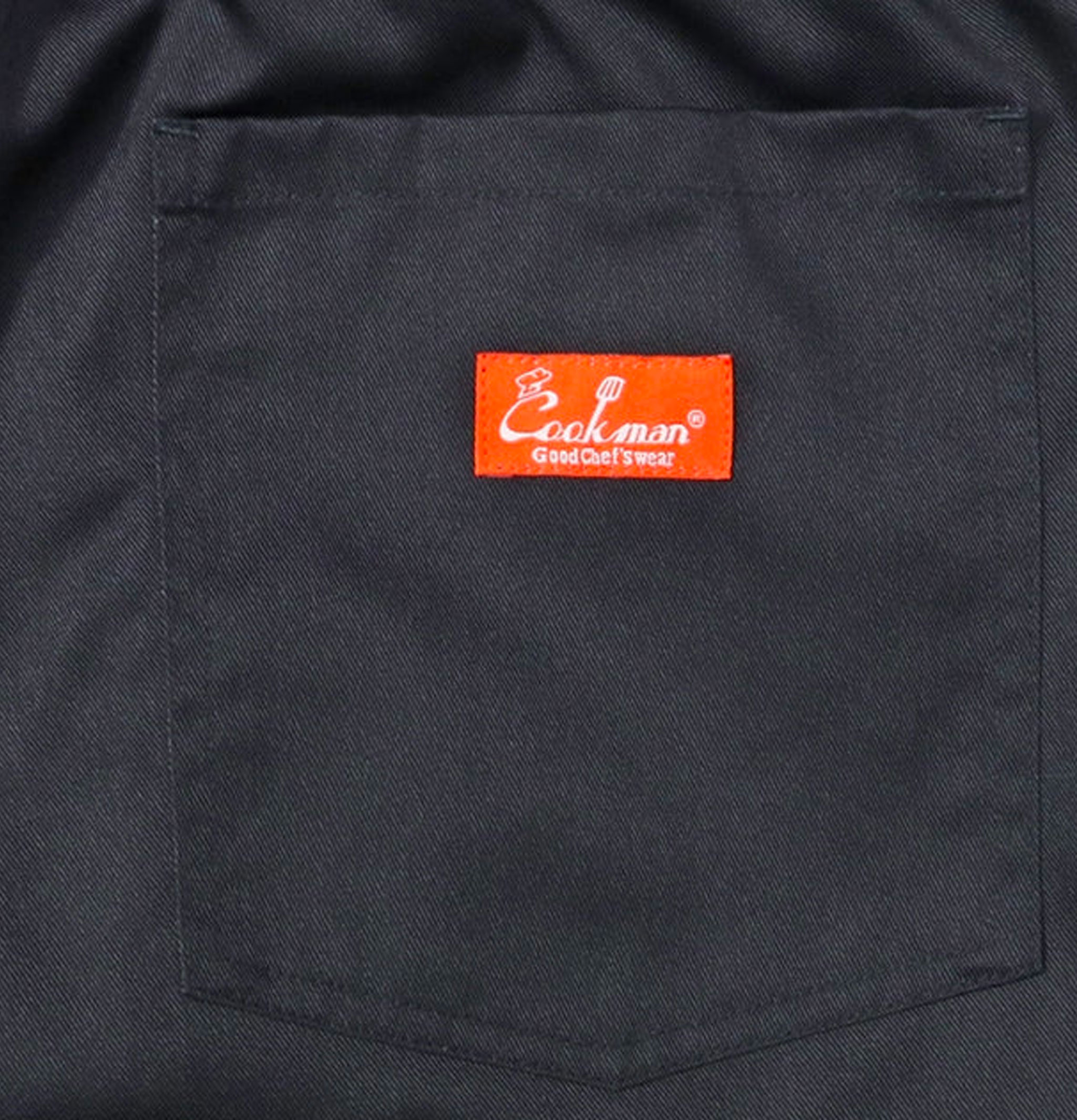 Cookman Chef Pants Short Black Belt Noir