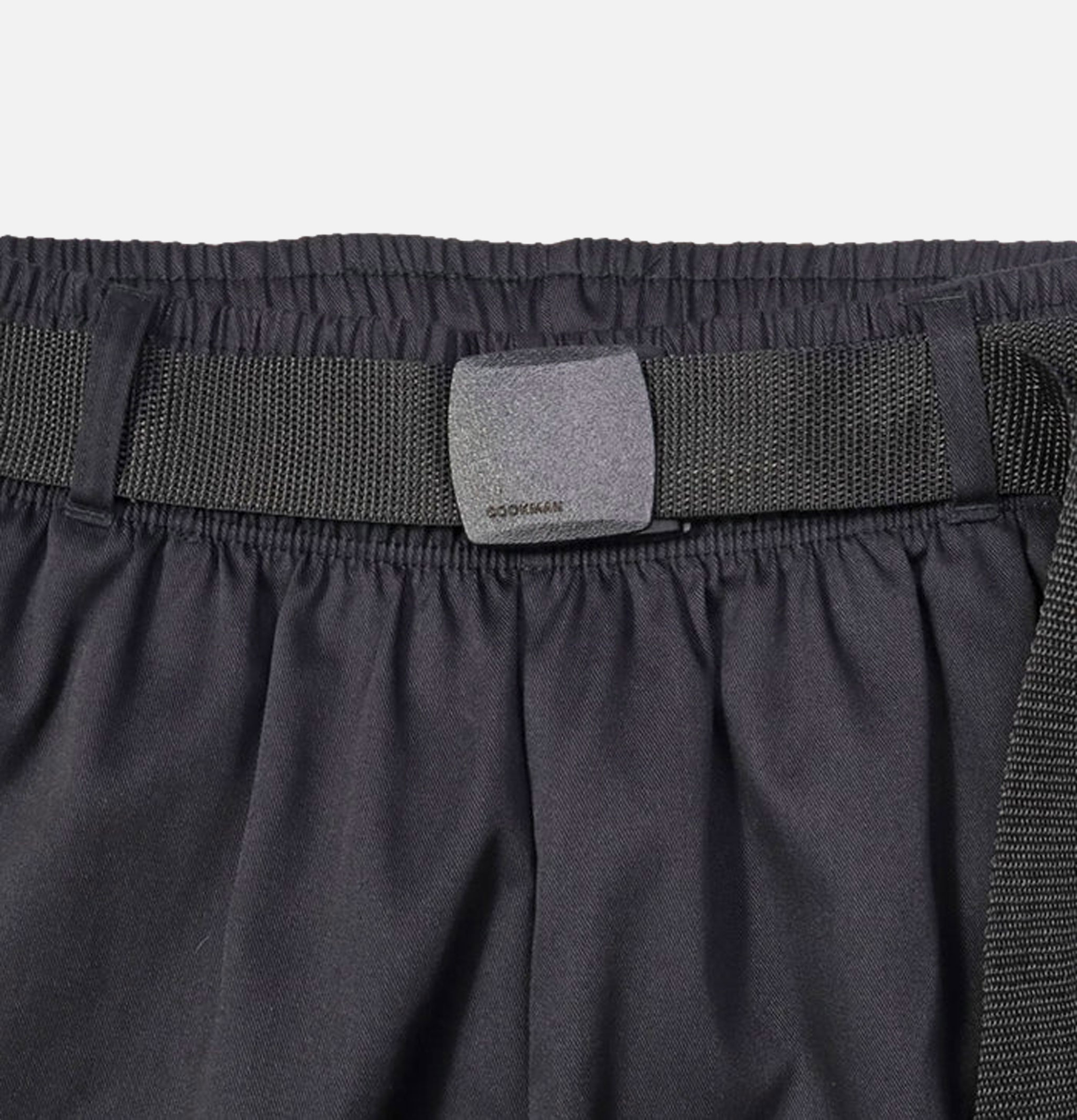 Cookman Chef Pants Short Black Belt Noir